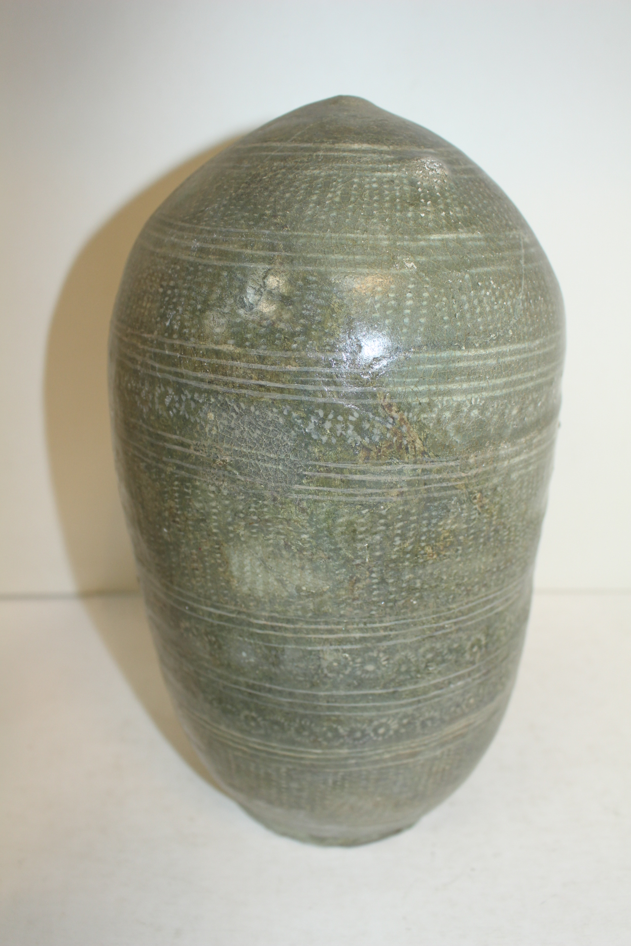 조선시대초기 분청사기국화인화문 장군호