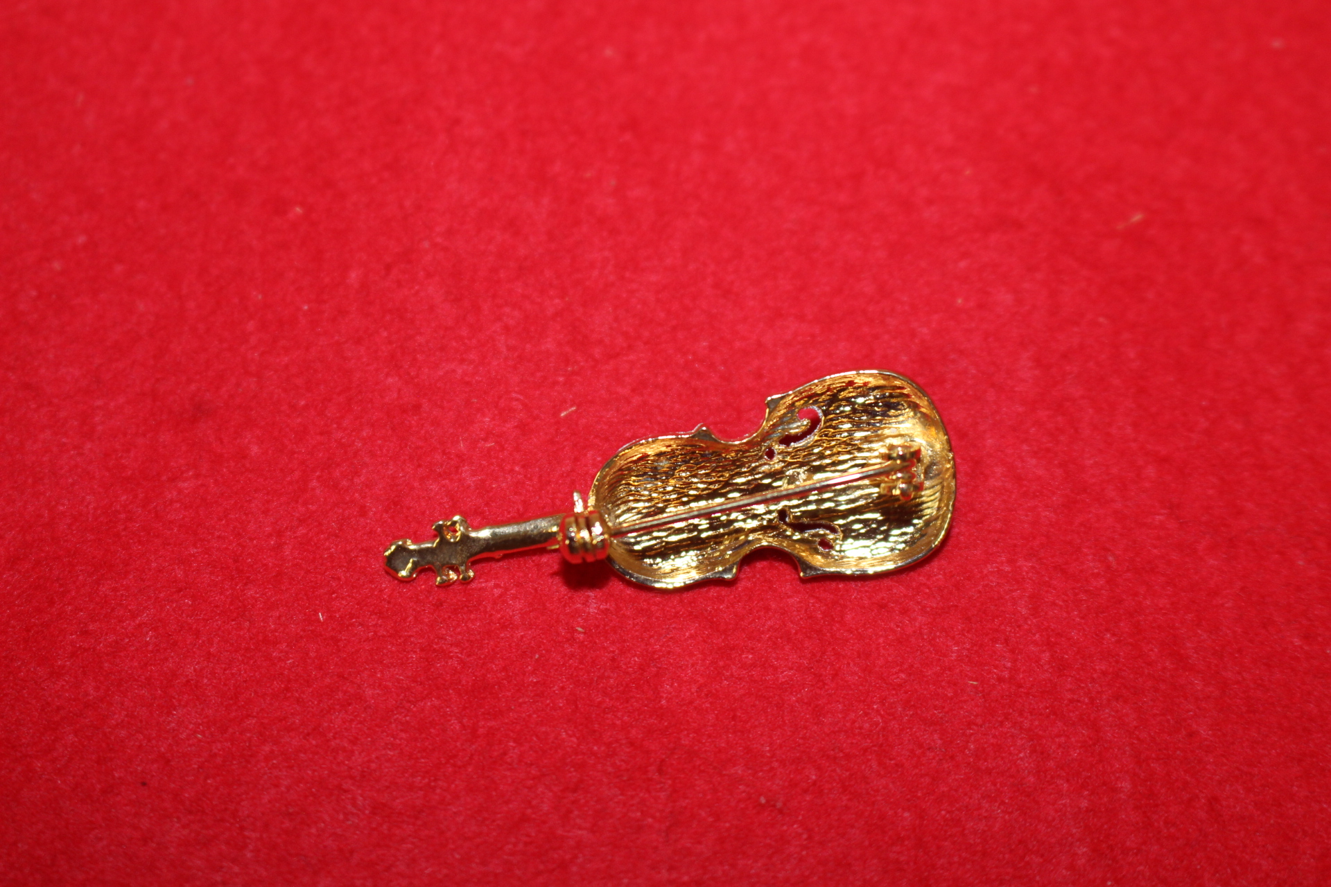 바이올린 산호가 장식된 브롯지