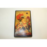 유럽산 나무에 채색이된 함