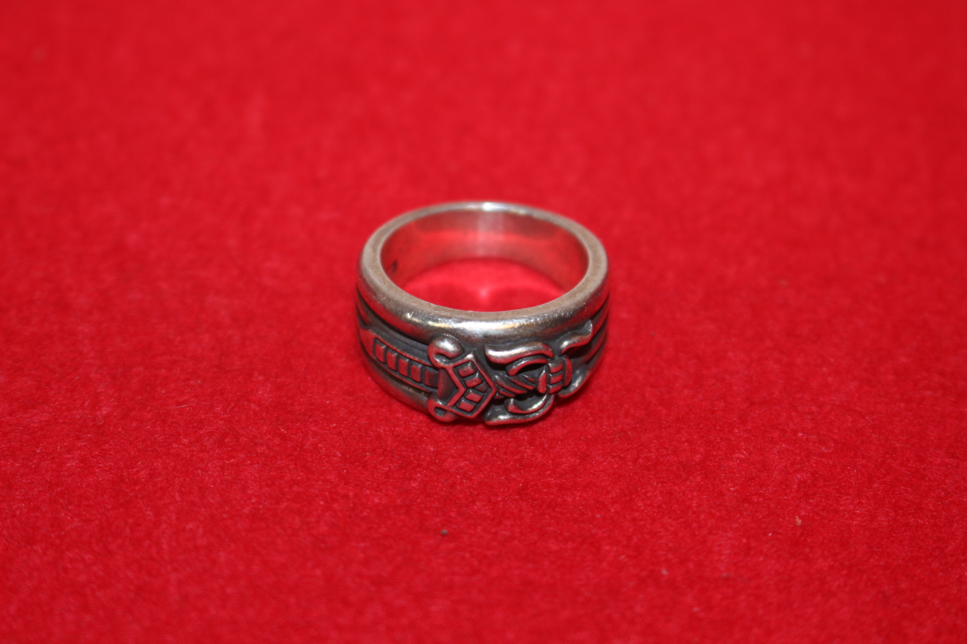 1998년 크롬하트 순은925 반지