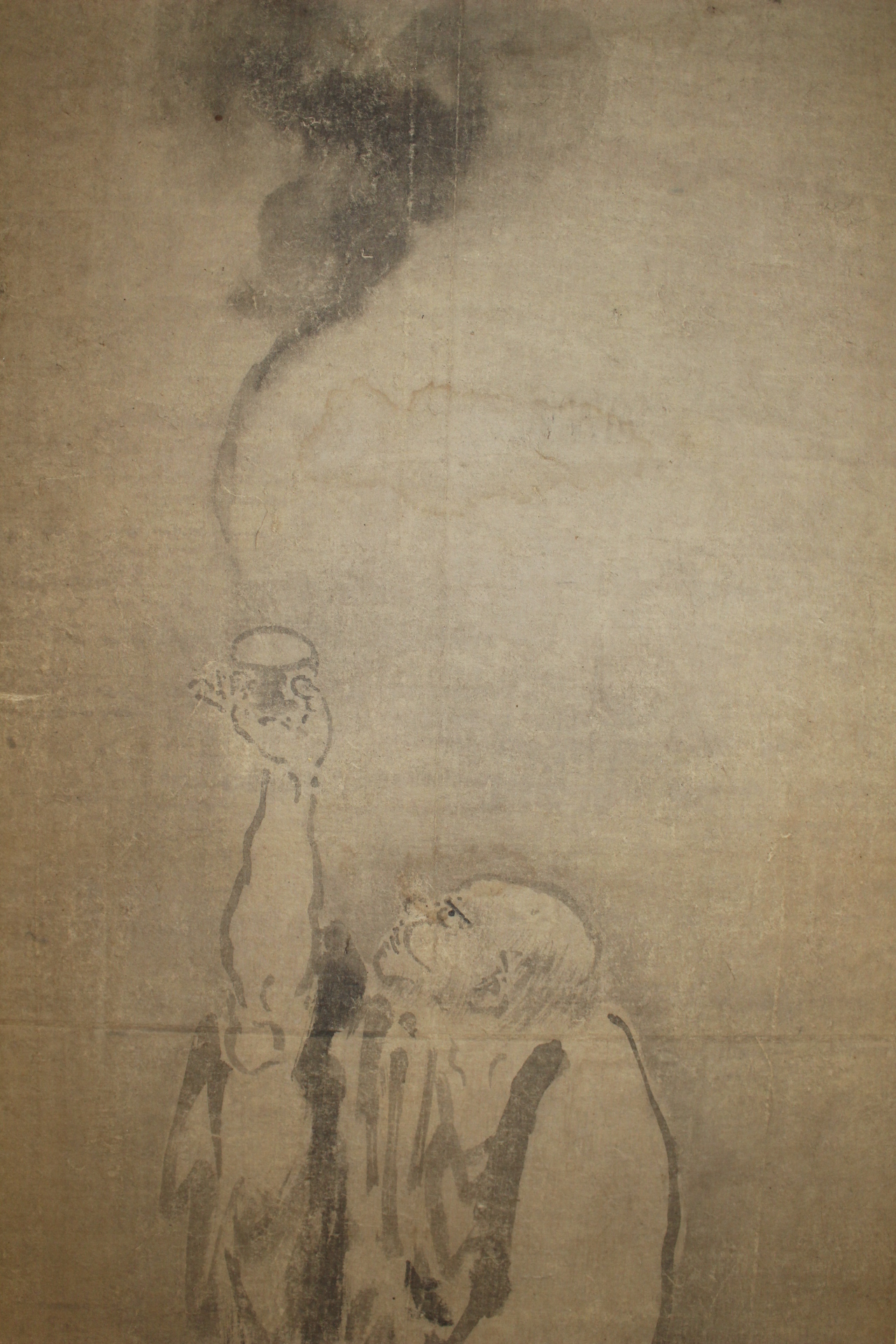 에도시기 종이에 수묵고사화도 6폭병풍 (추가사진)