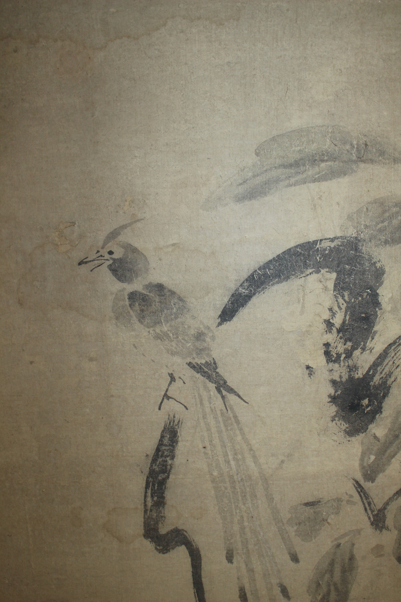 에도시기 종이에 수묵고사화도 6폭병풍 (추가사진)