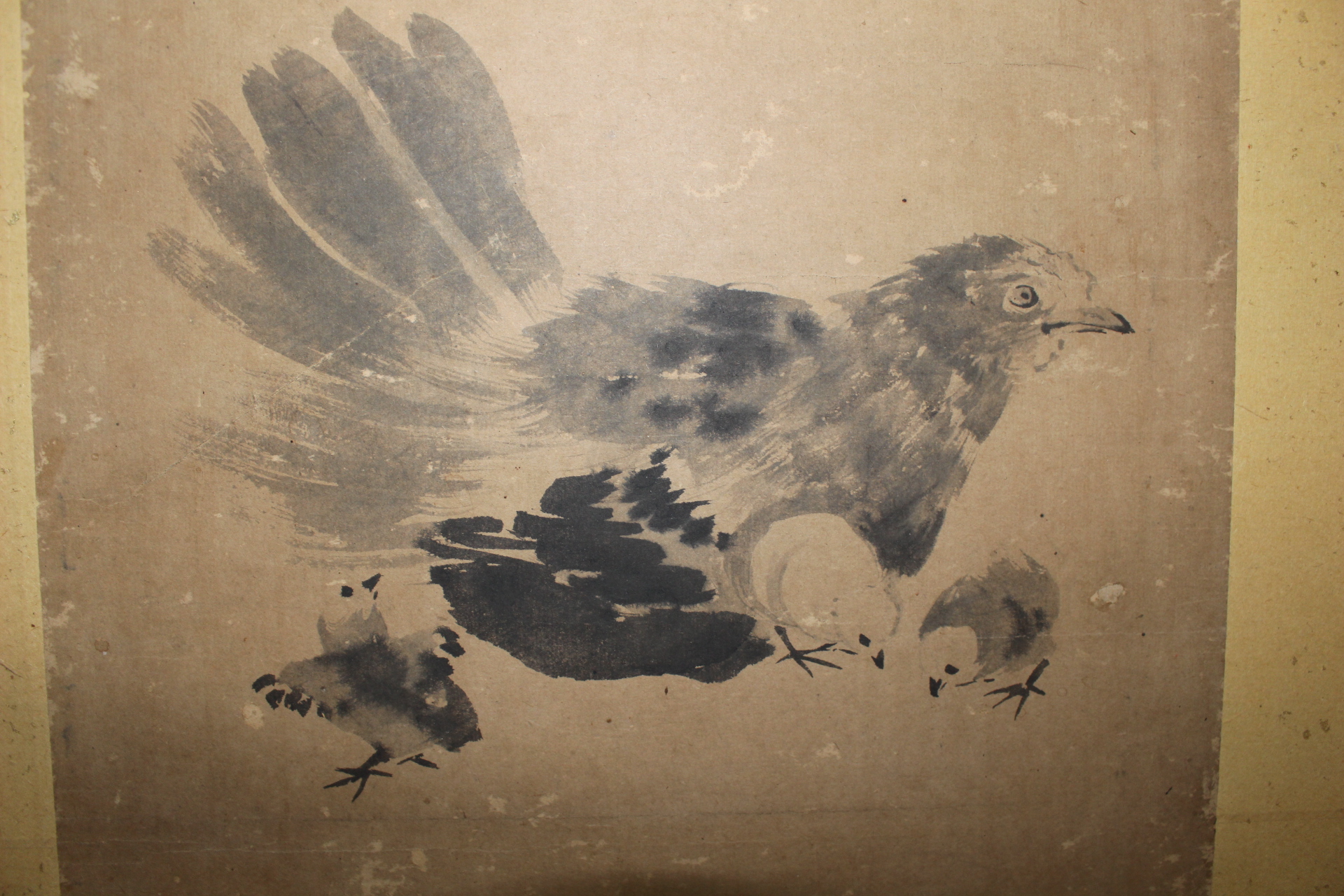 에도시기 종이에 수묵고사화도 6폭병풍 (추가사진)