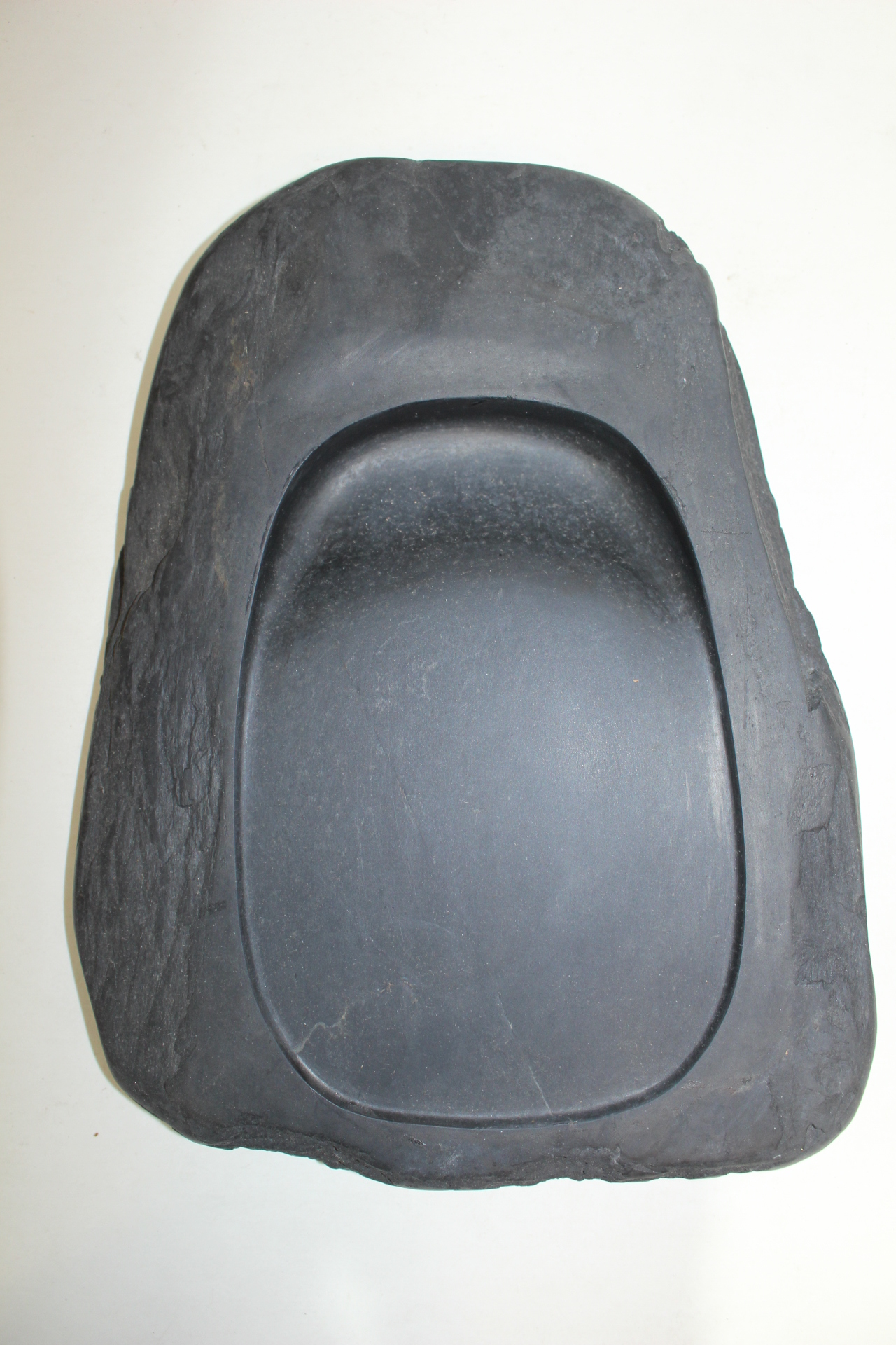 명품-아지석 백석월용연 벼루