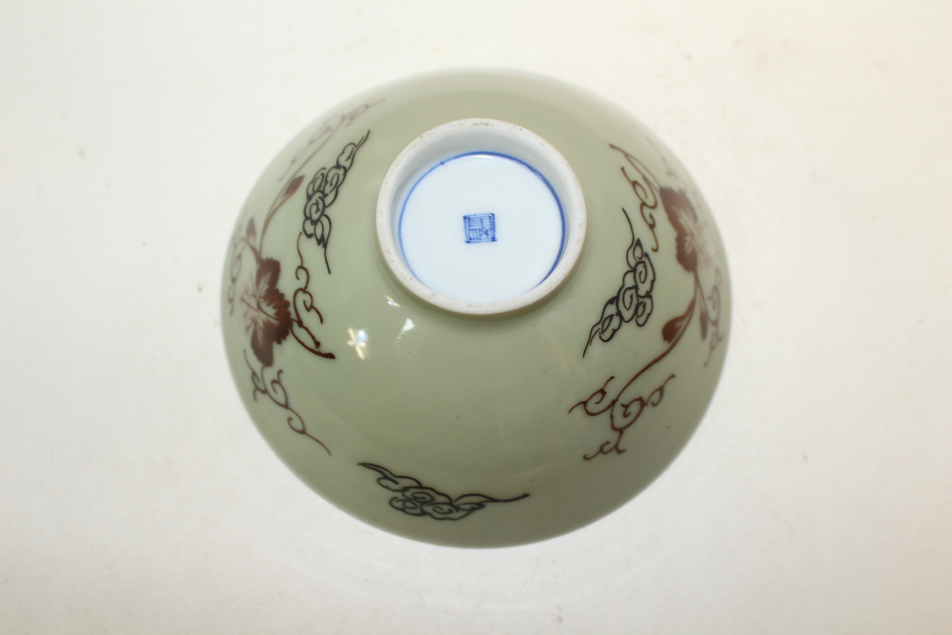 연대가좋은 청화백자 버드나무오리문 자완