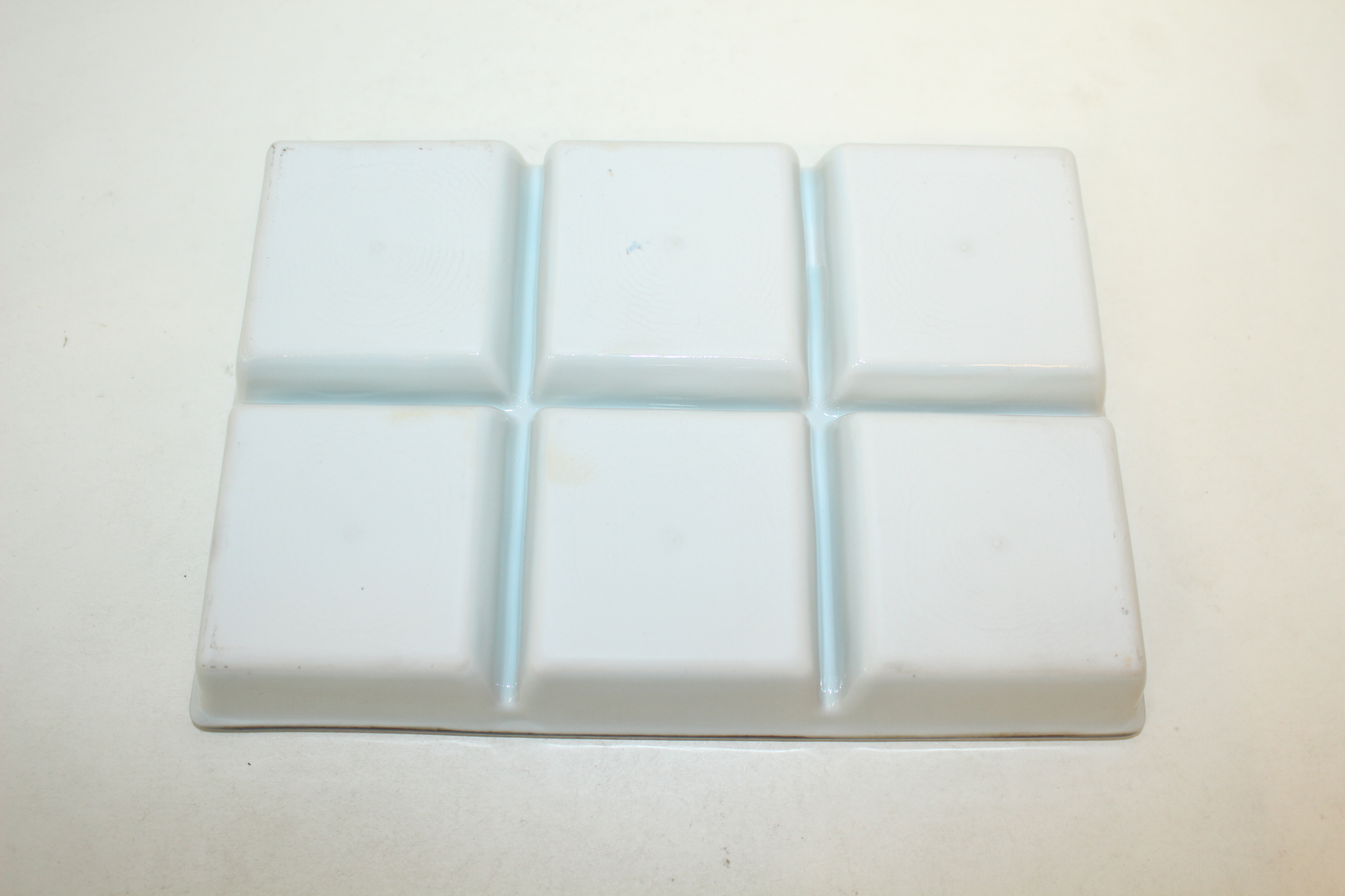 청화백자 사각나눔완