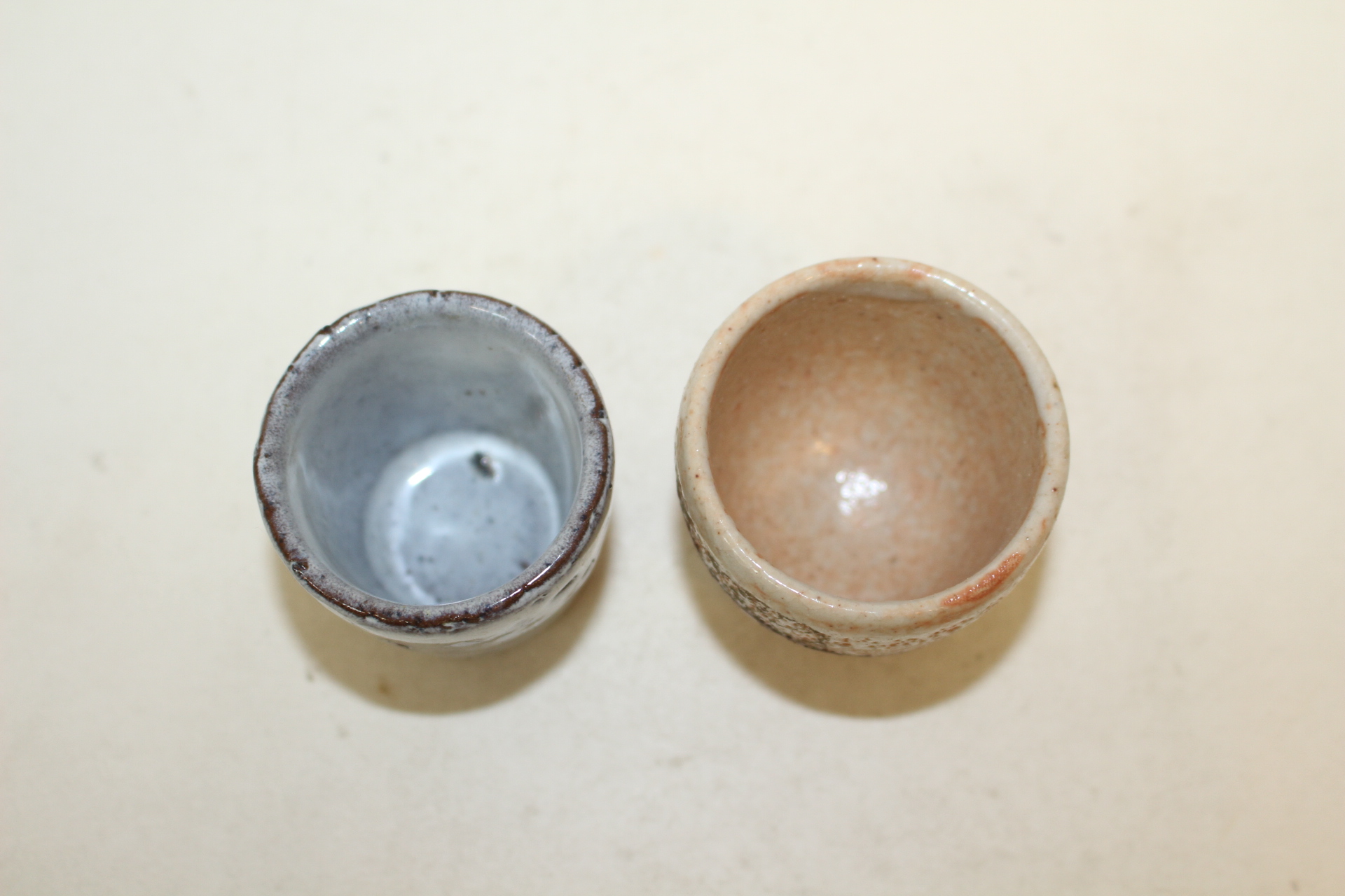 분청자 잔 2점
