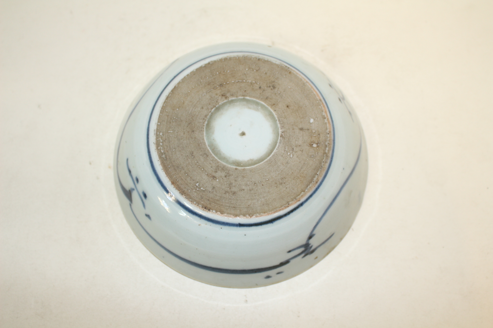 연대가좋은 고이마리 청화백자화문 완