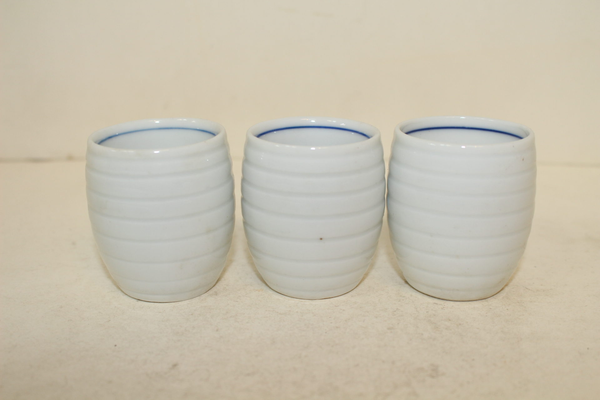 청화백자 잔 3점