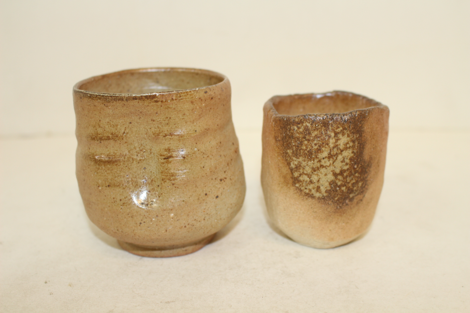 시가라끼 청자잔 2점