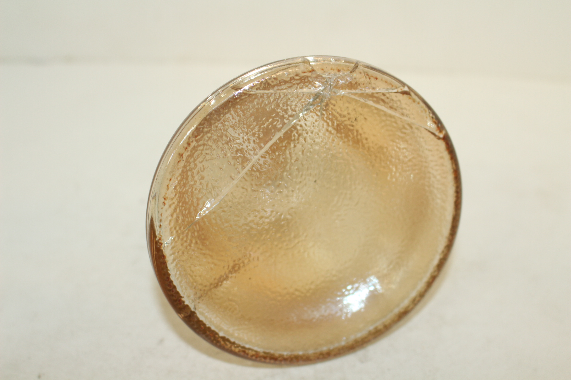 1976년 미국산 유리로된 종모양 저금통