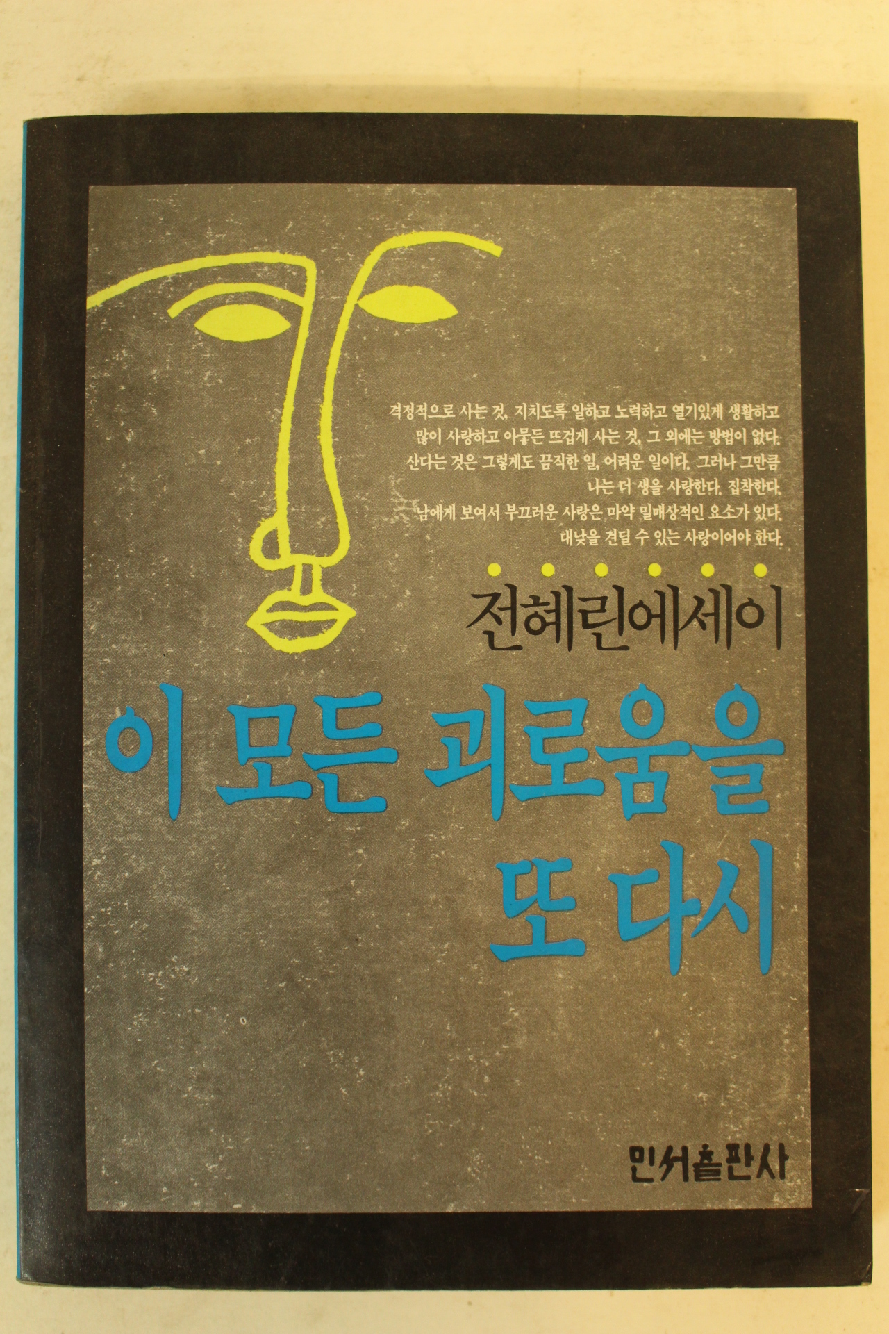 1985년 전혜린에세이 이모든 괴로움을 또다시