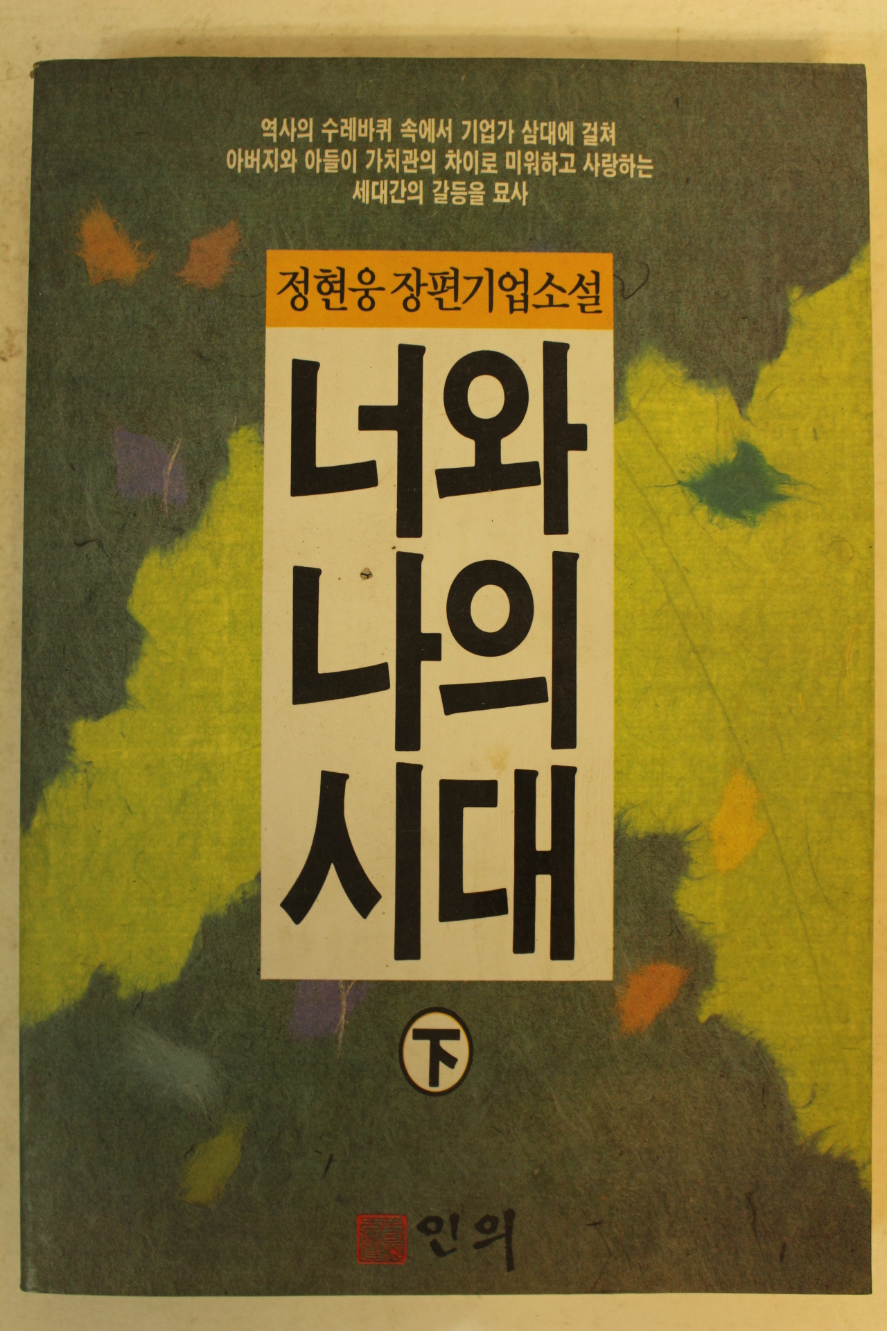 1990년 정현웅장편기업소설 너와 나의 시대