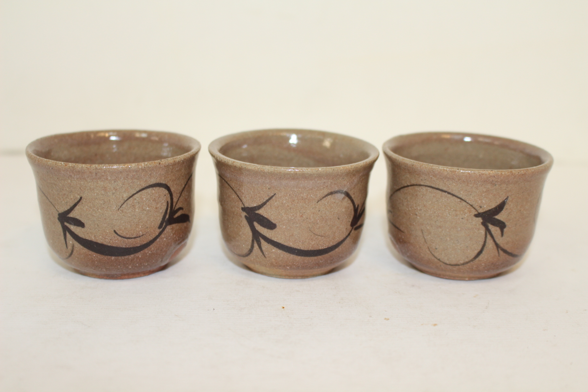 연대가좋은 철화화문청자 잔 3점