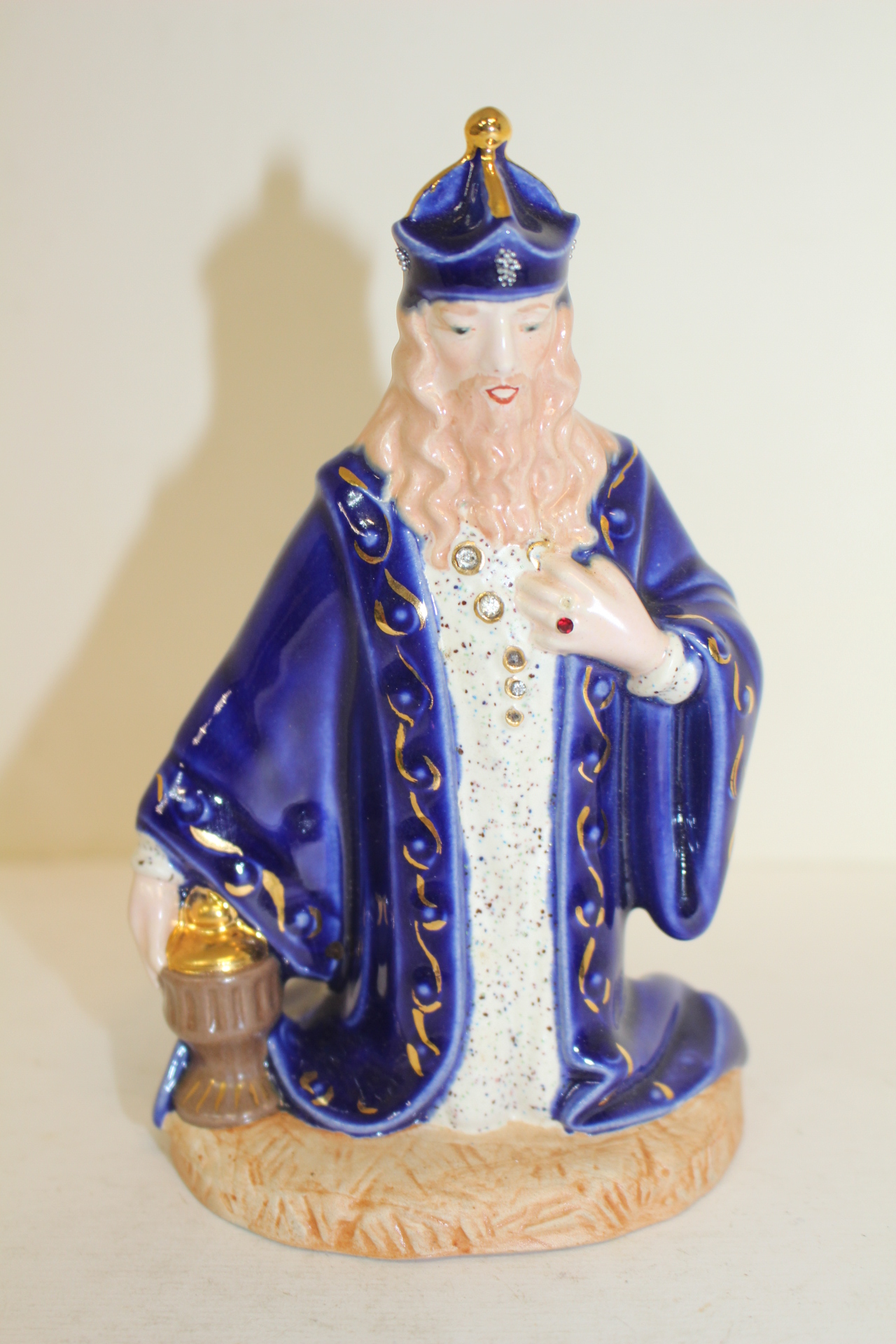 외국산 도자기 인물 조각상