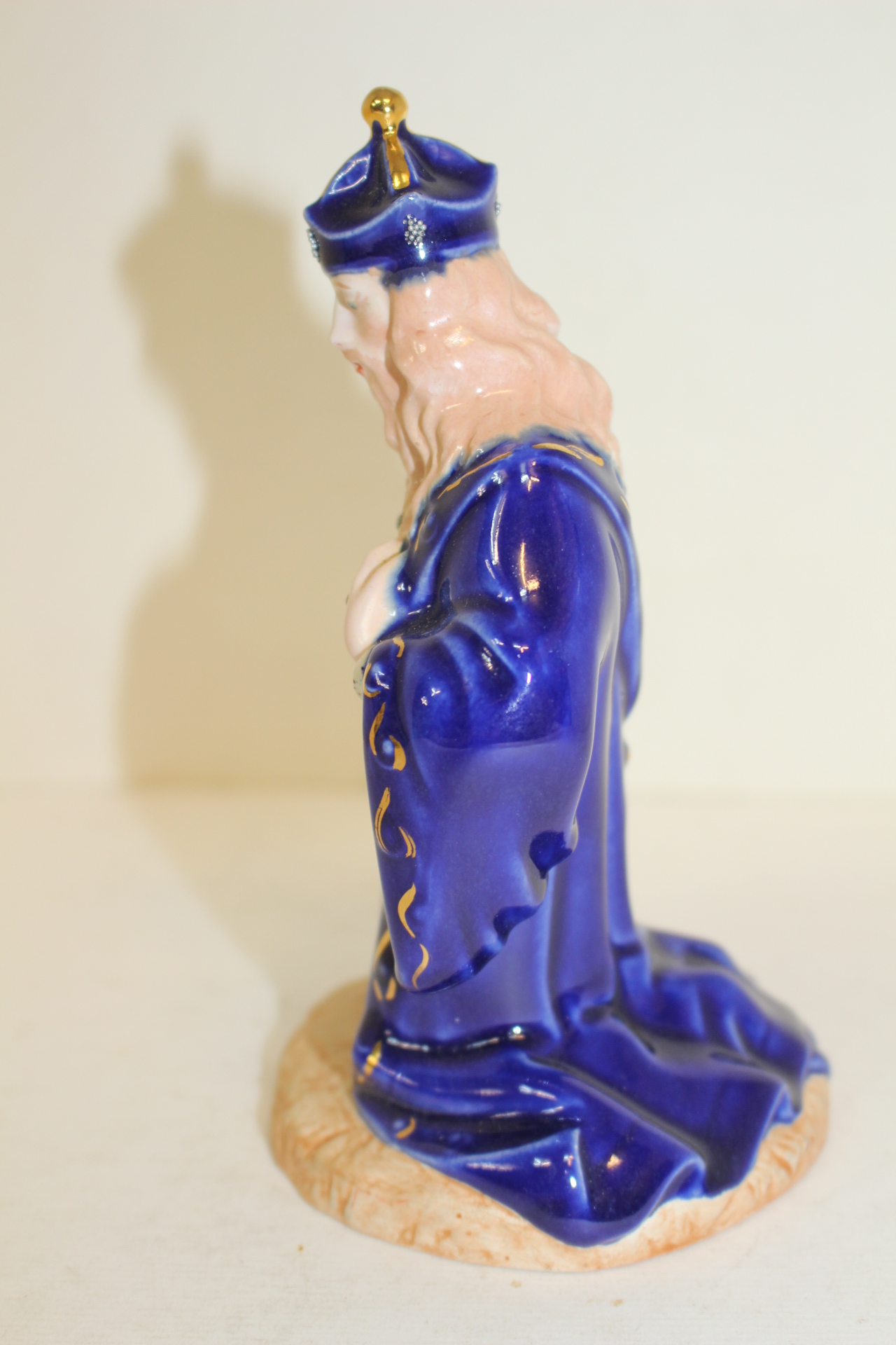 외국산 도자기 인물 조각상