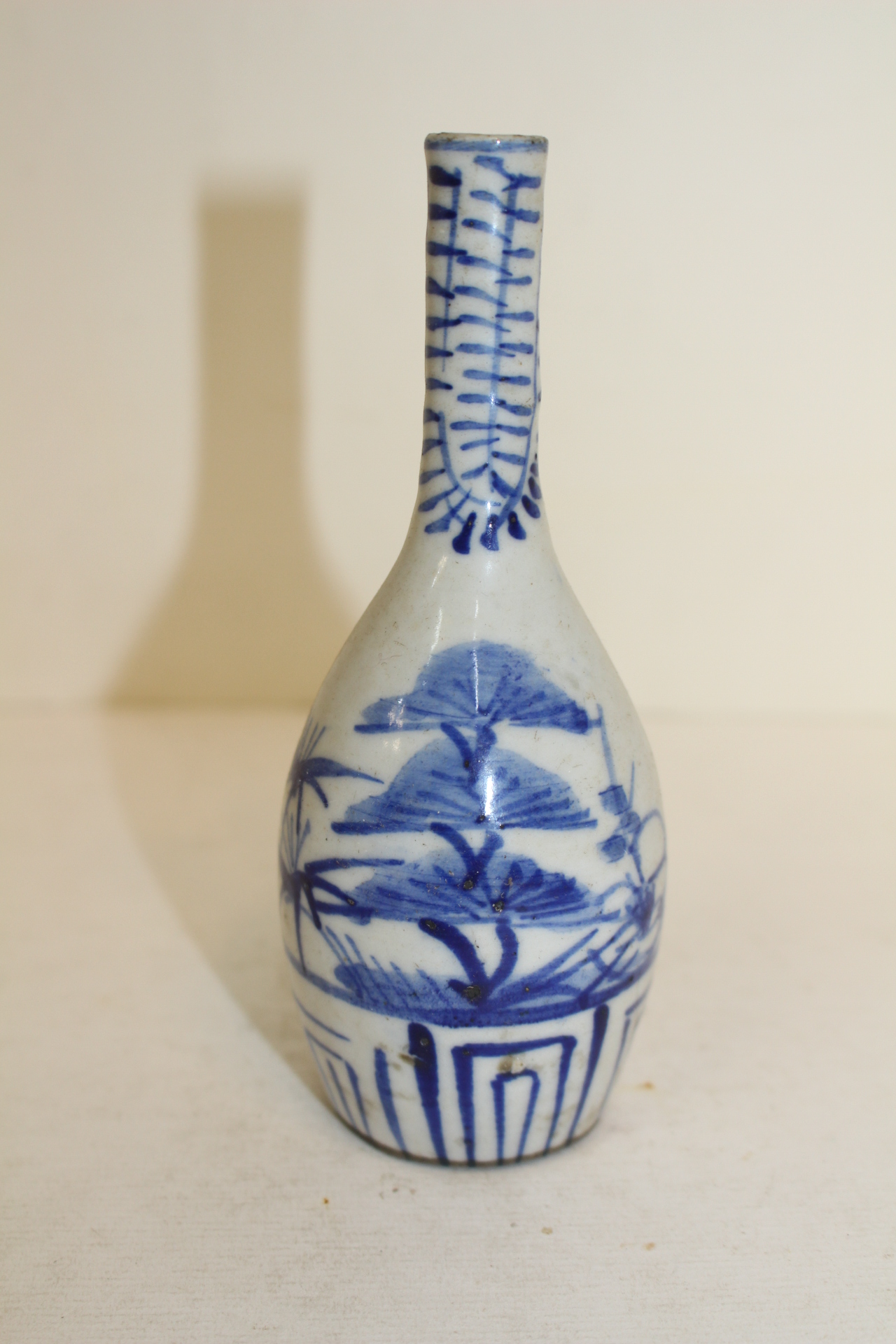 연대가좋은 청화백자노송문 소주병