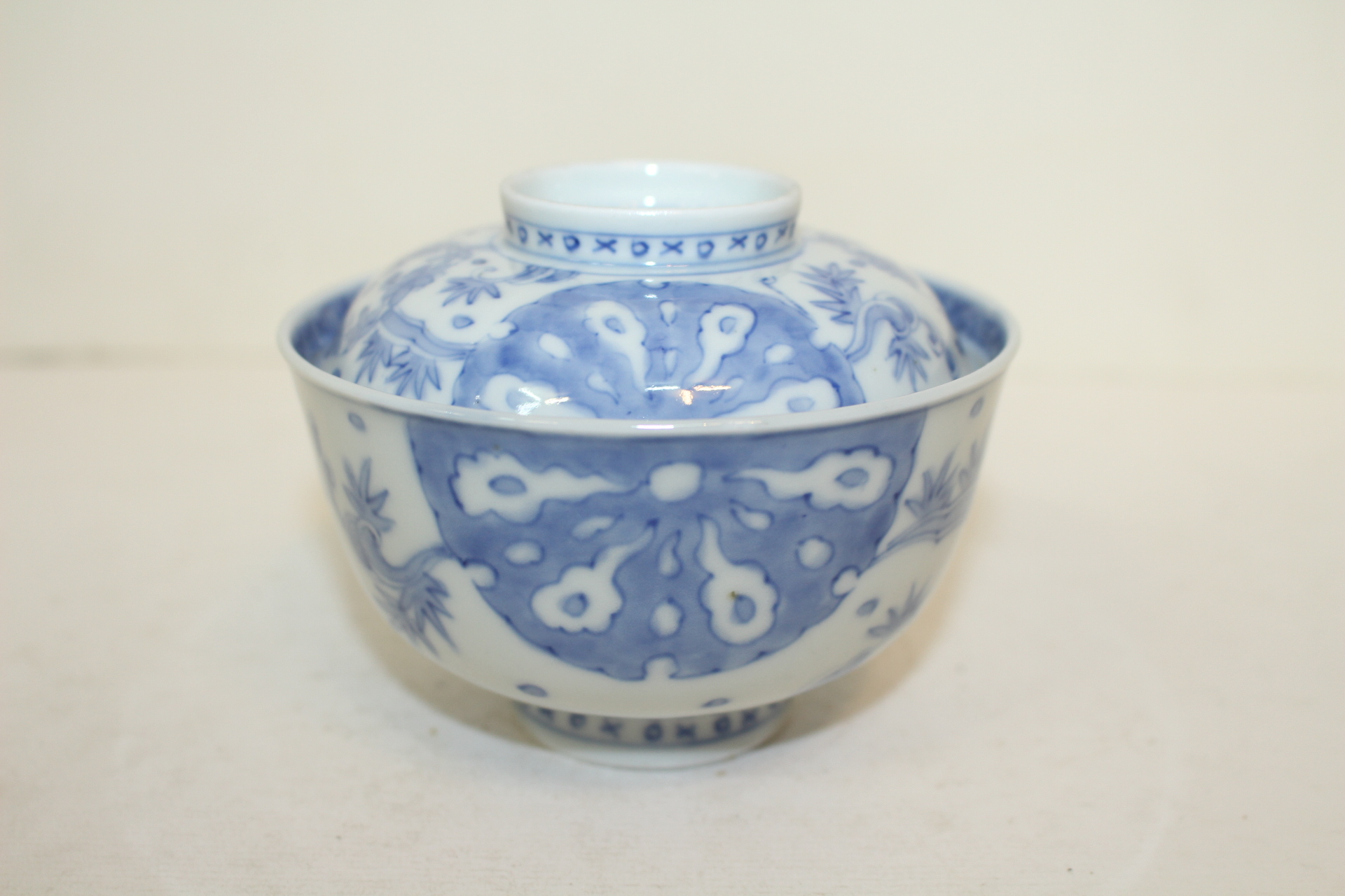 연대가좋은 고이마리 청화백자추상화문 개완