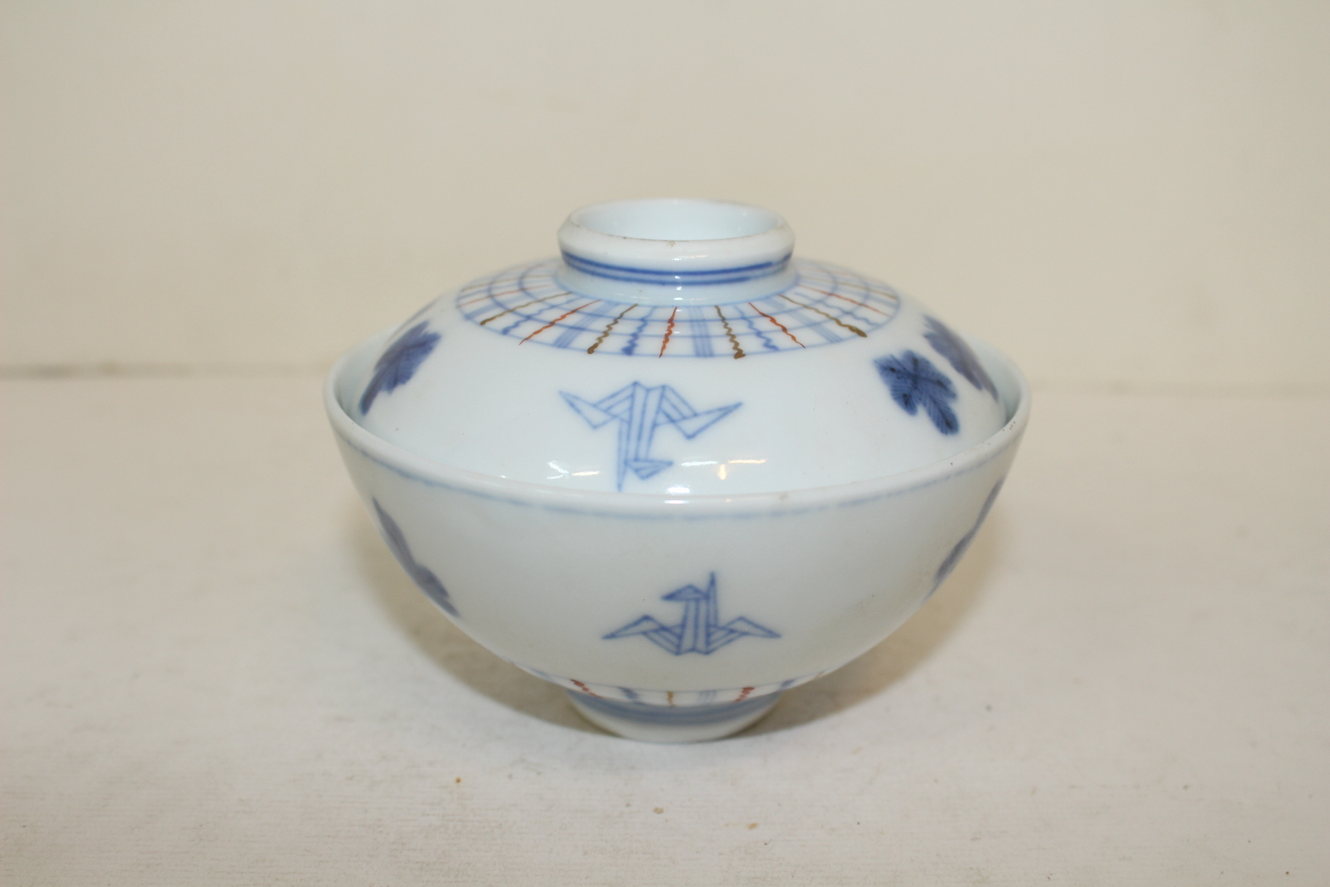 연대가좋은 고이마리 청화백자화문 개완