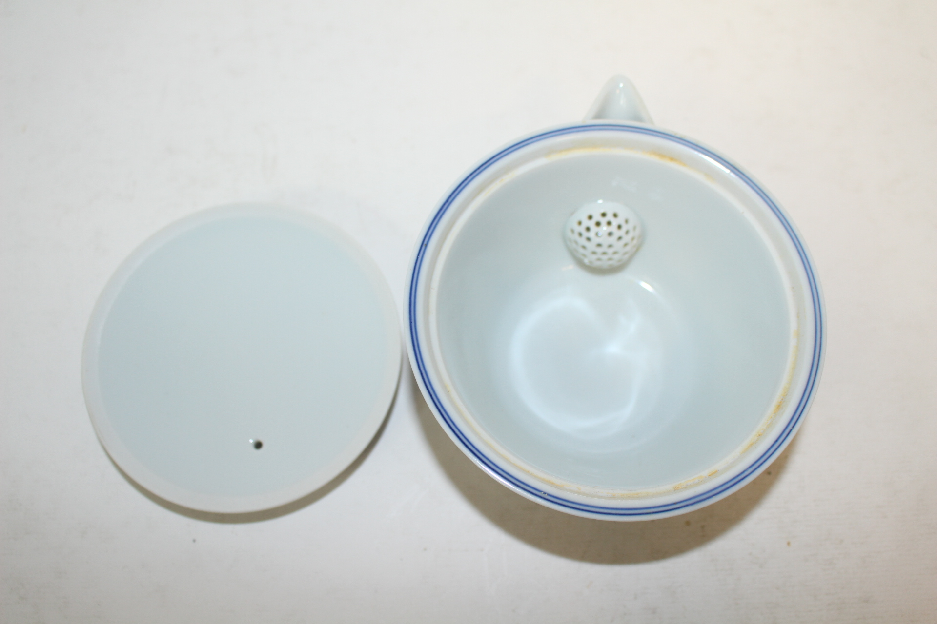 연대가좋은 고이마리 청화백자 추상화문 다관