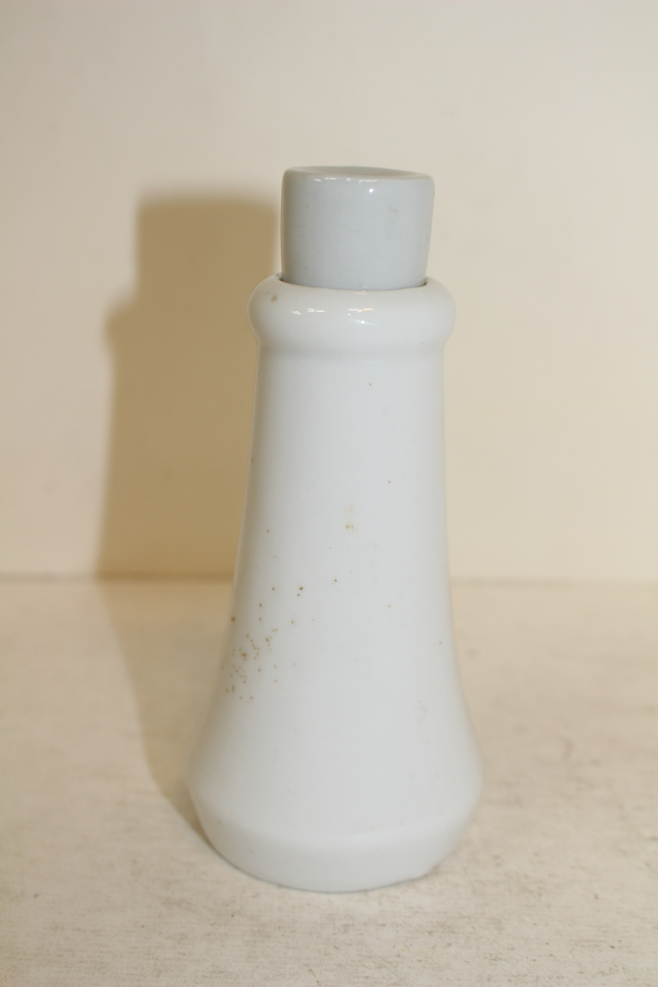 외사기 백자 두껑있는 호