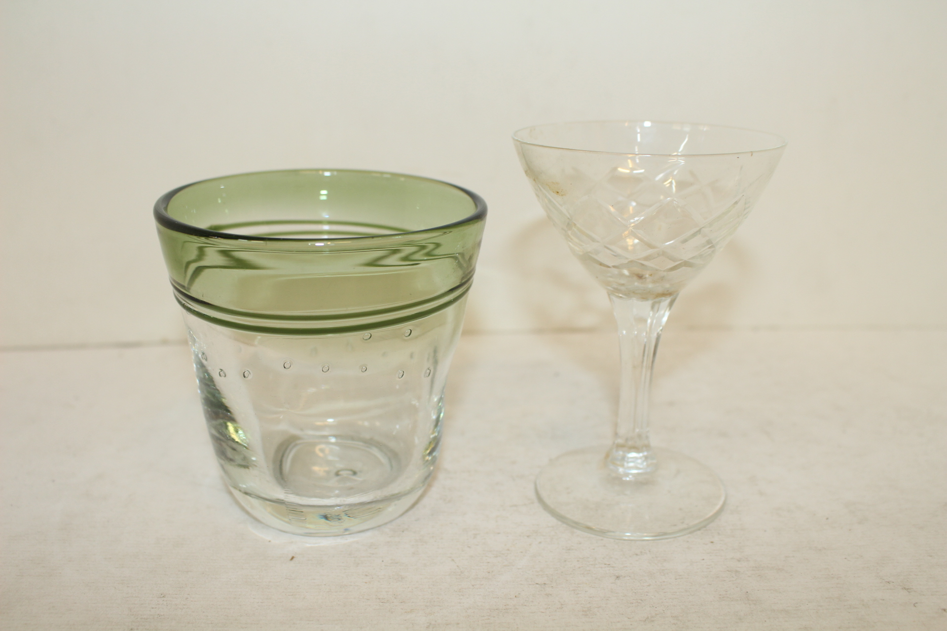 근대사 유리잔 2점