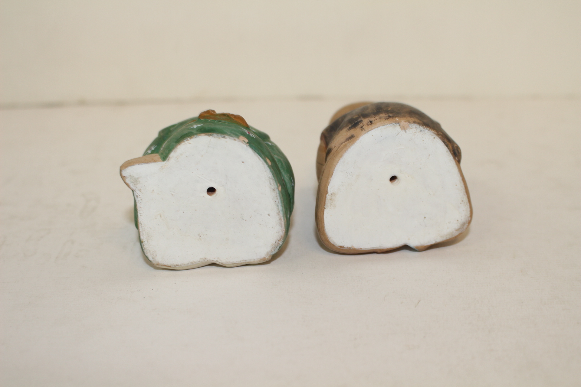 토기재질로된 인형 2점