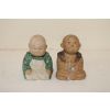 토기재질로된 인형 2점