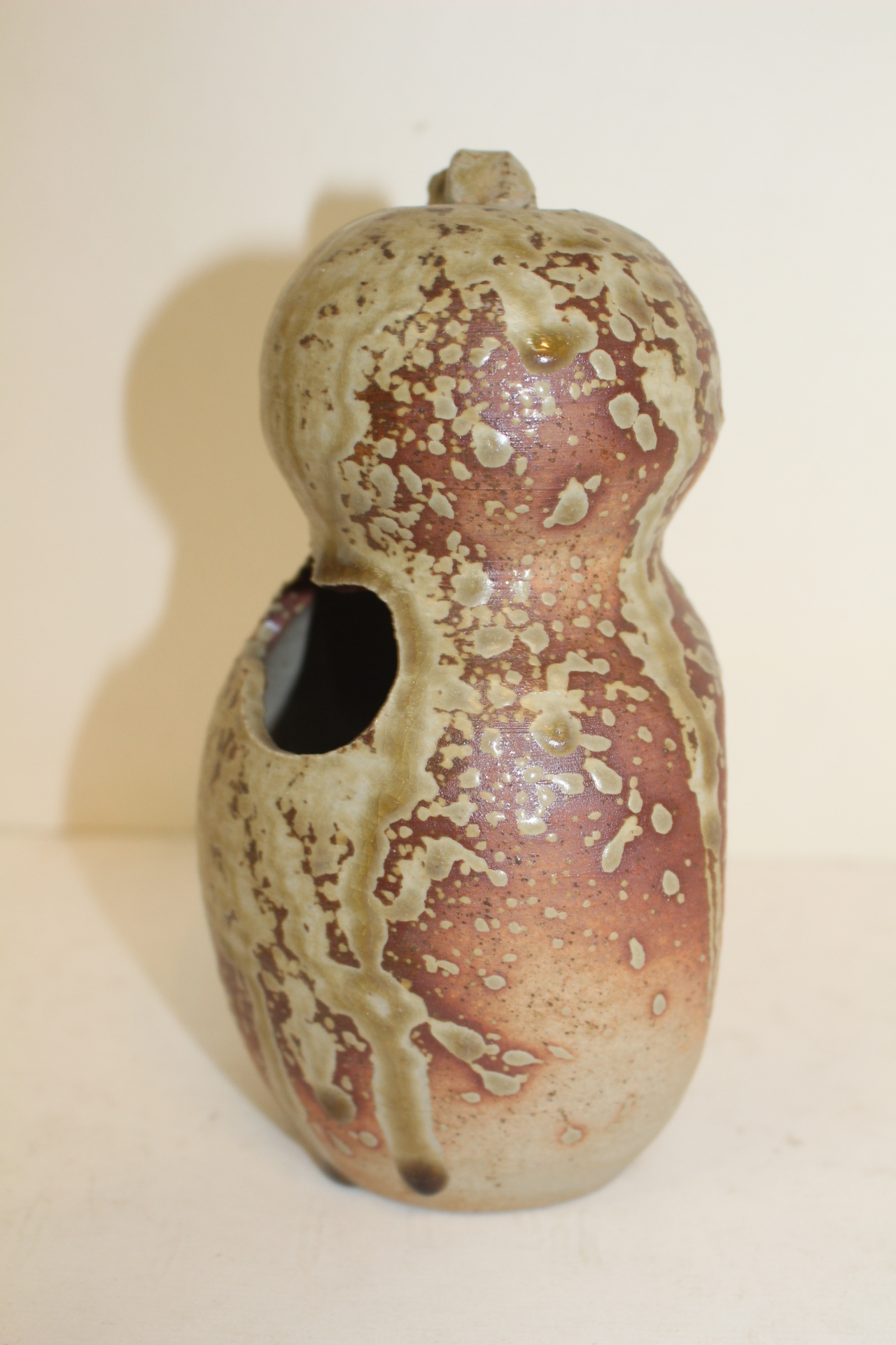 시가라끼 청자 박모양 화병