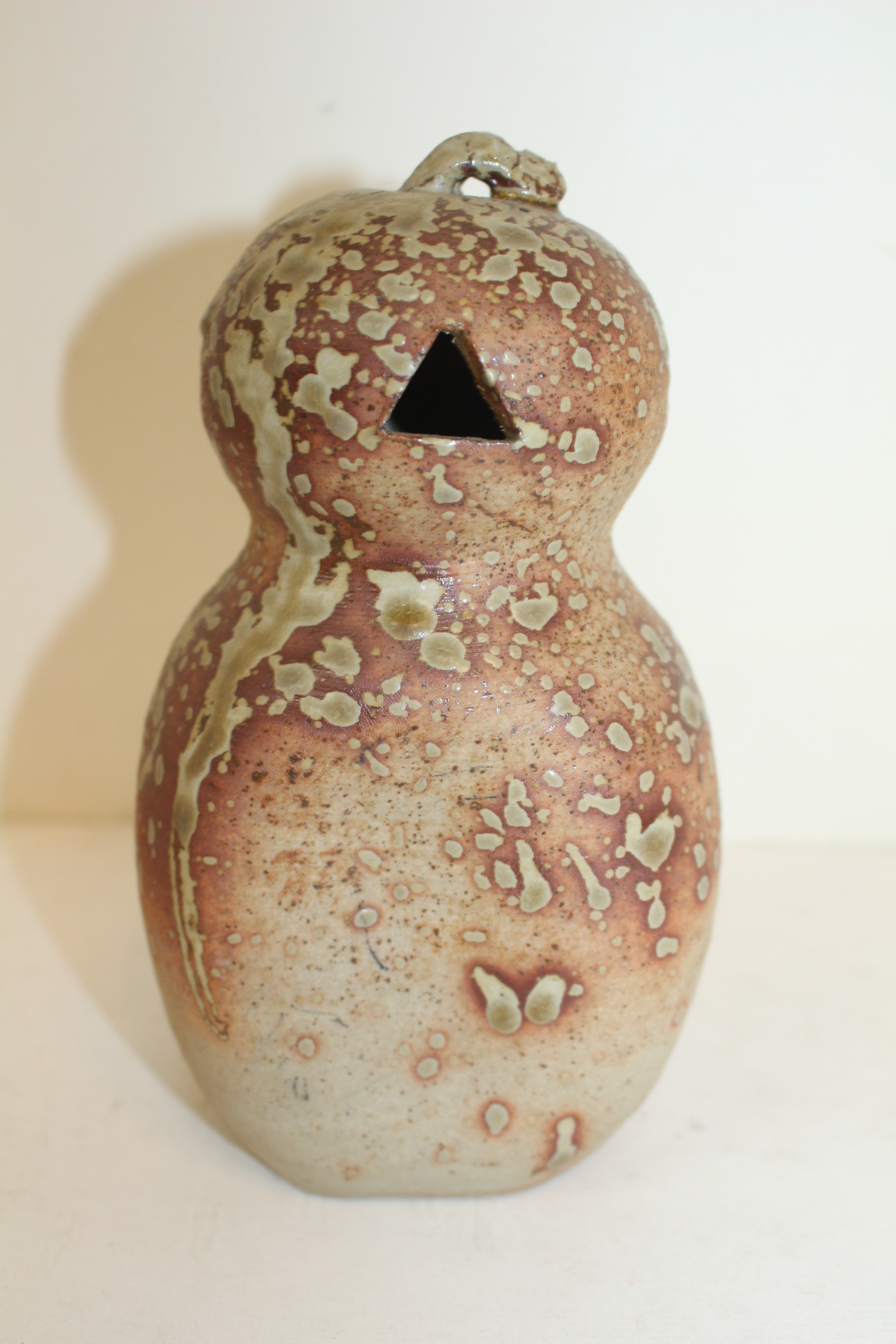 시가라끼 청자 박모양 화병