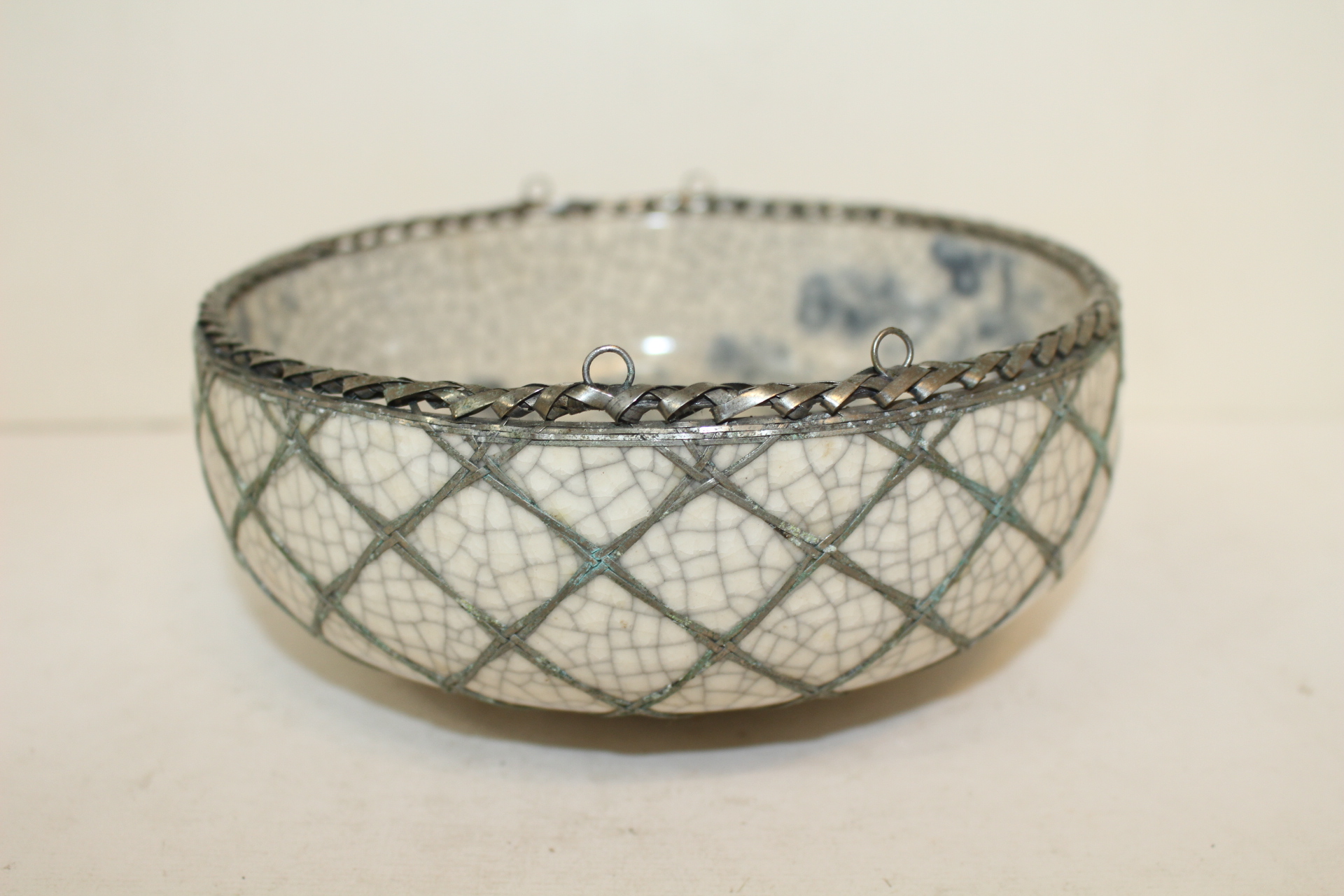 연대가좋은 청자진사화문 대완