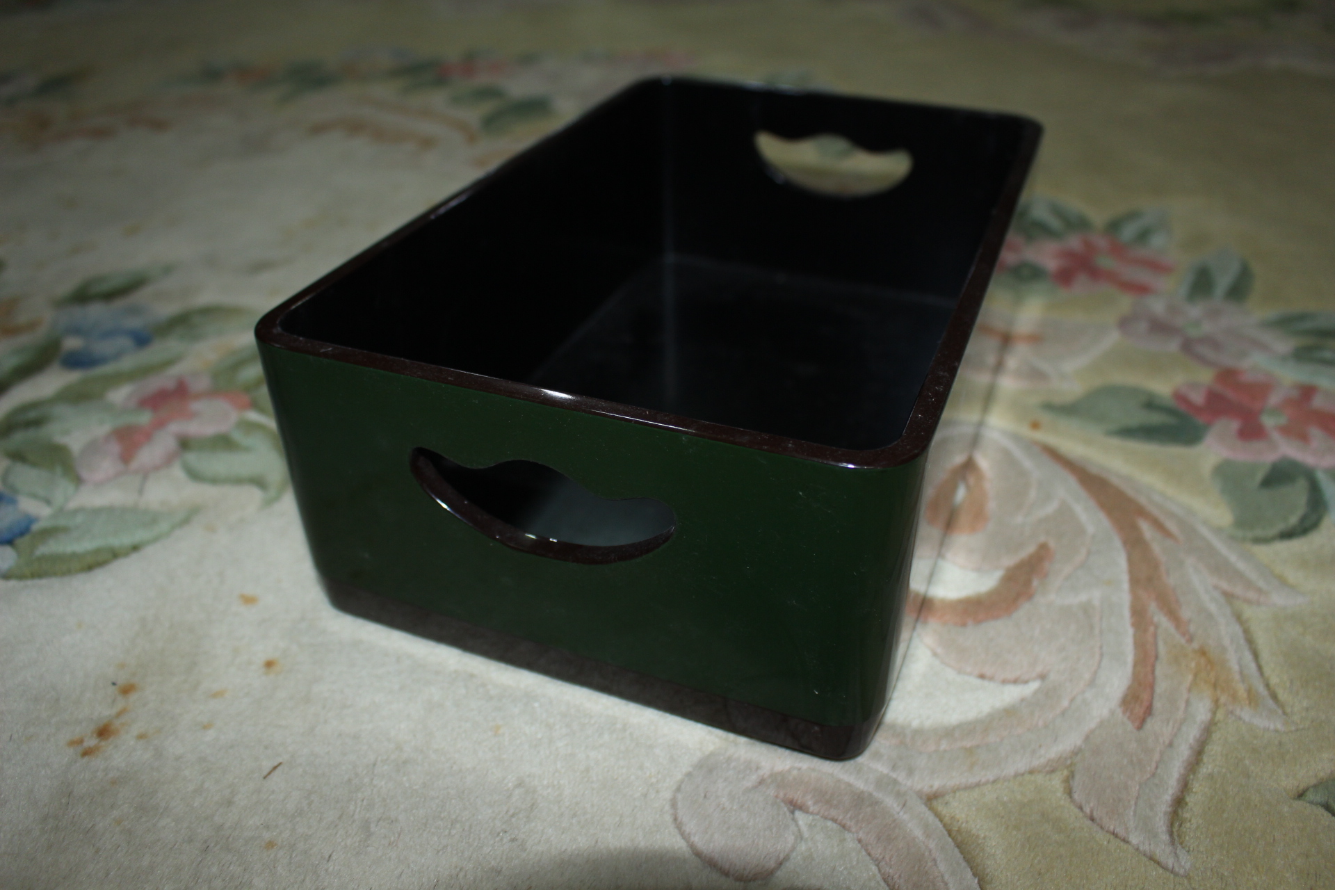 상태아주좋은 나무에 칠이된 사각함