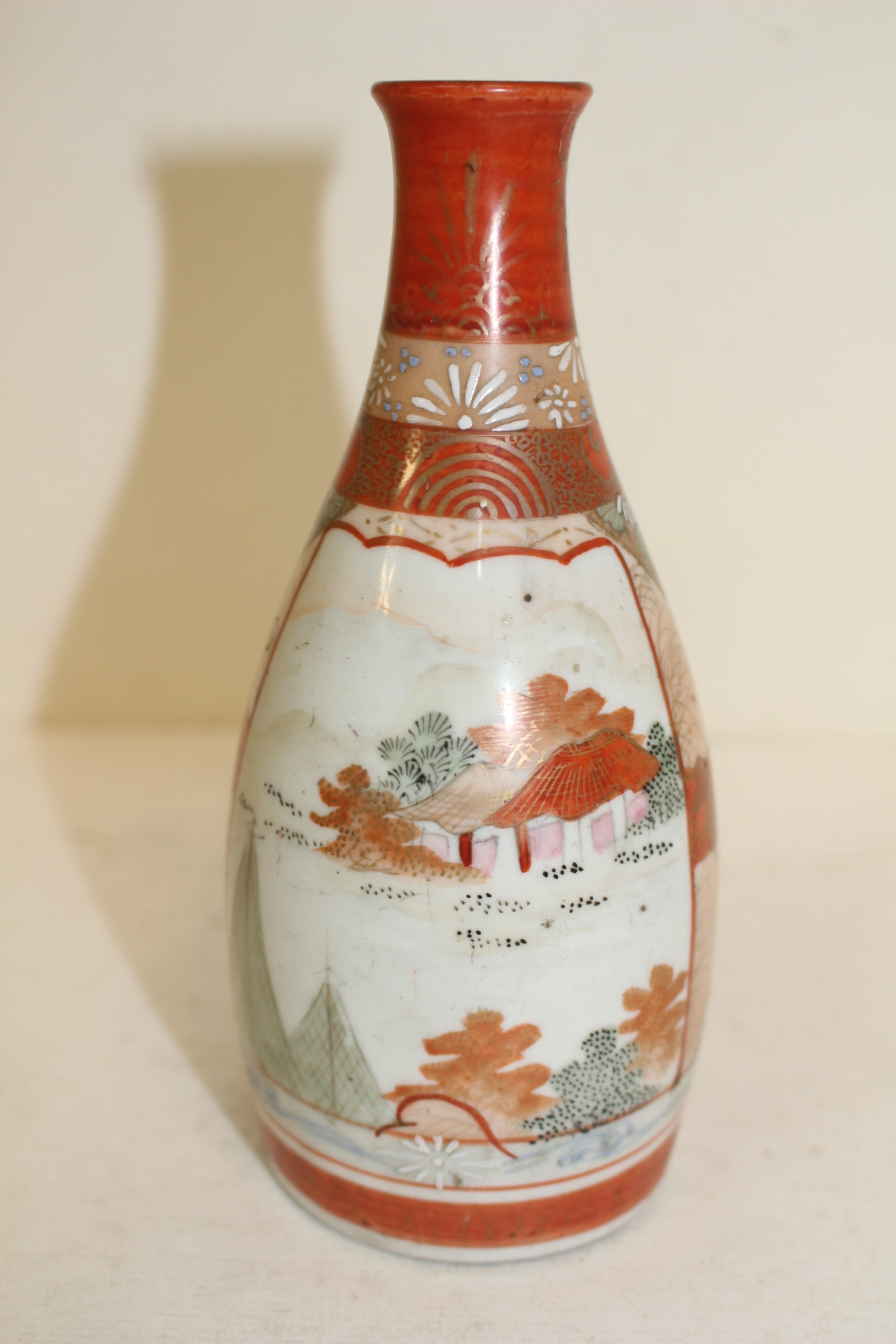 100년이상된 고구다니 진사금채인물문 주병