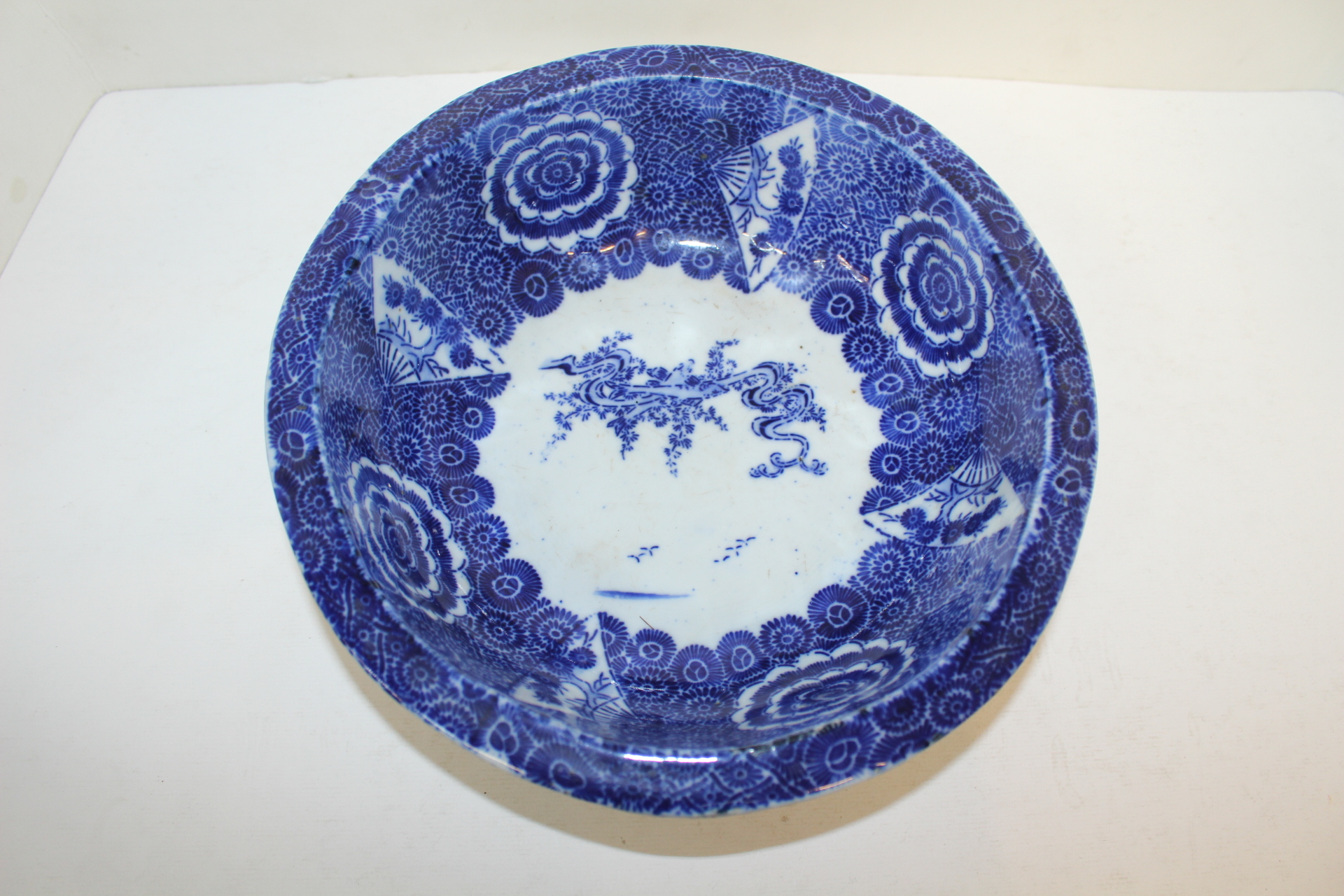 3-연대가좋은 청화백자화문 대완