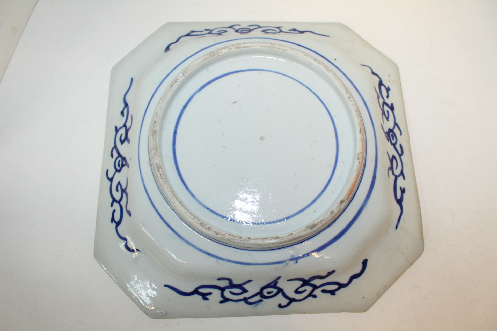 5-연대가좋은 고이마리 청화백자화문 사각대완