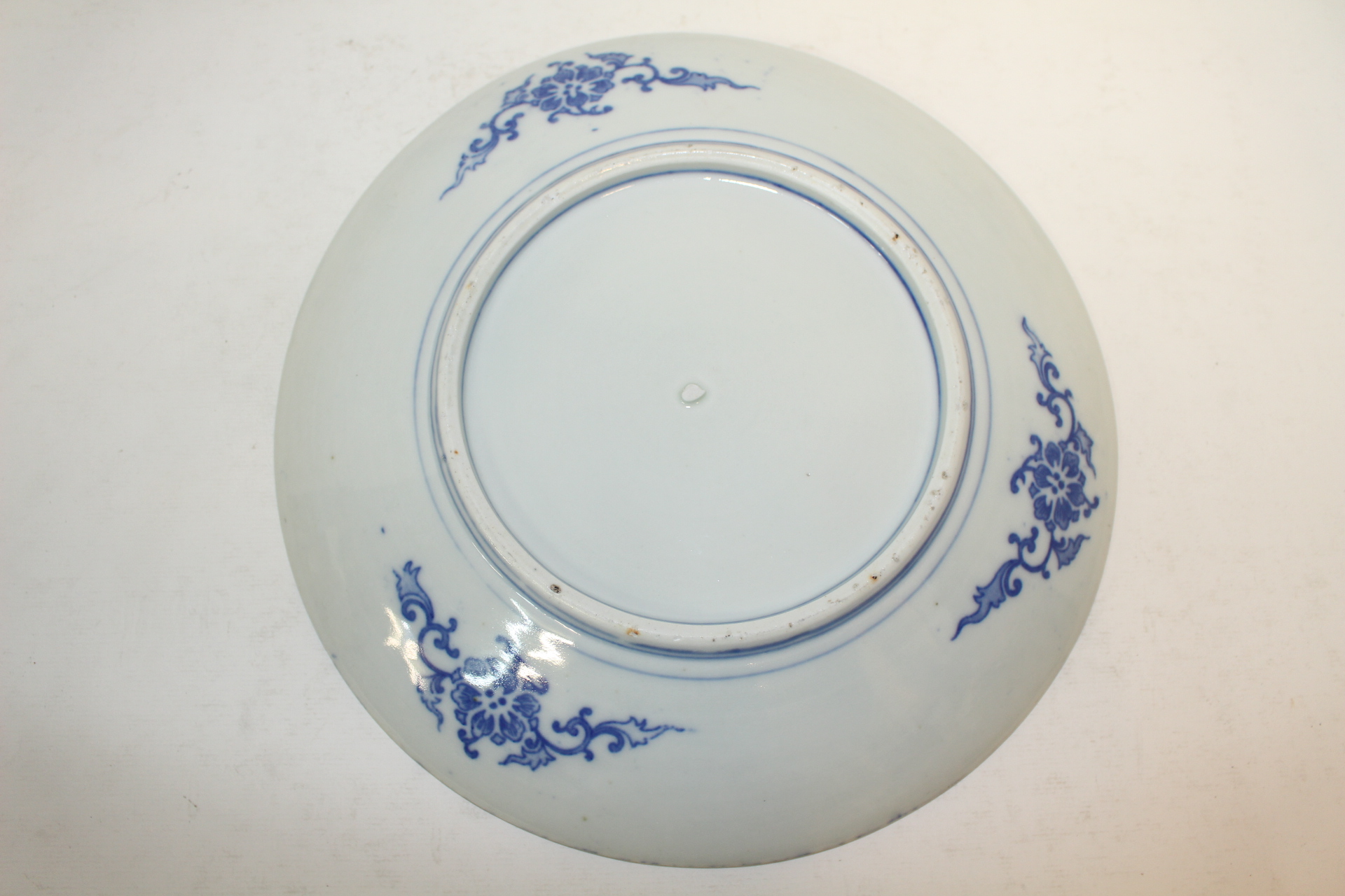 10-연대가좋은 청화백자화문 대완