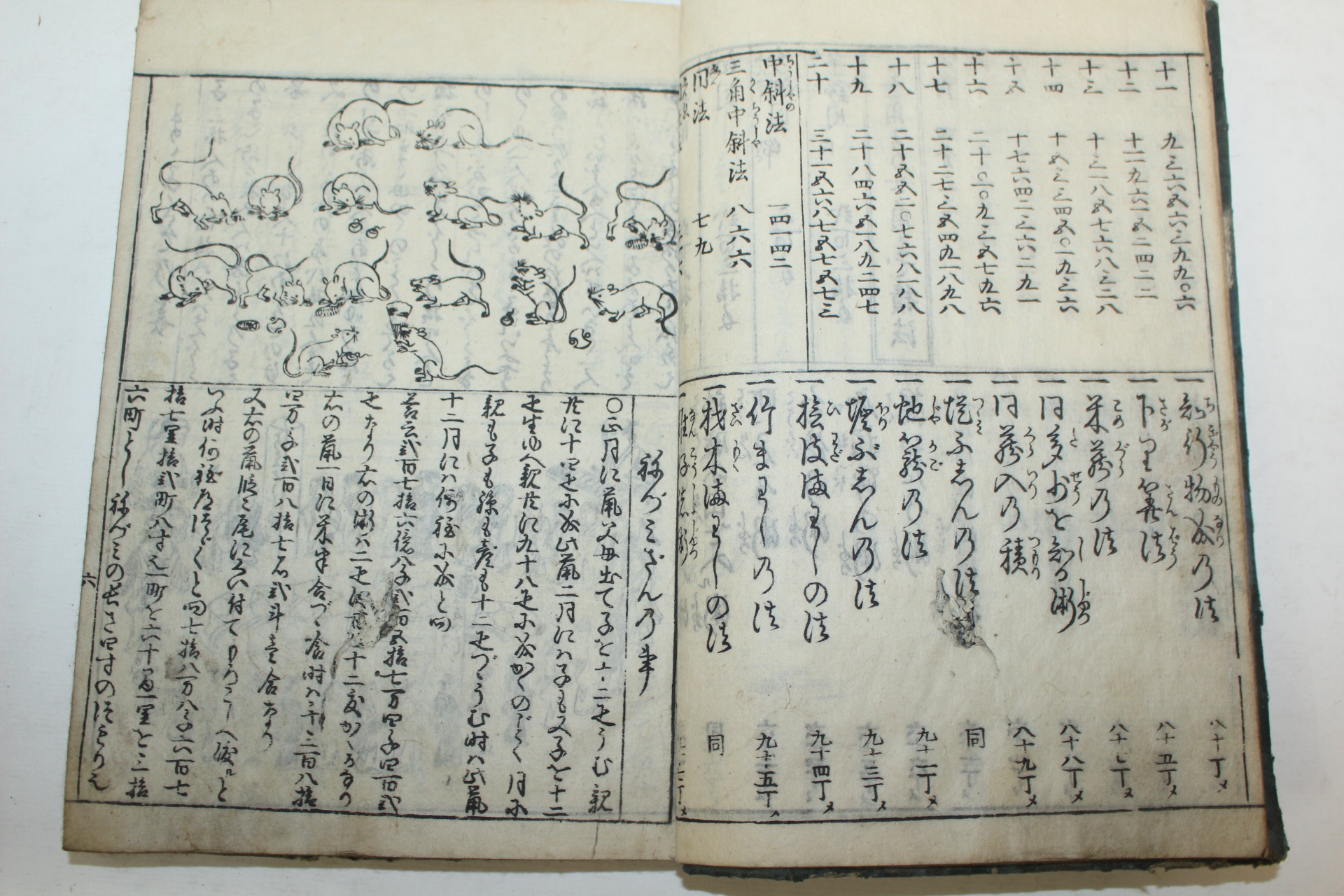 1797년(寬政9年) 일본목판본 산법초심차대성(算法初心車大成) 1책완질