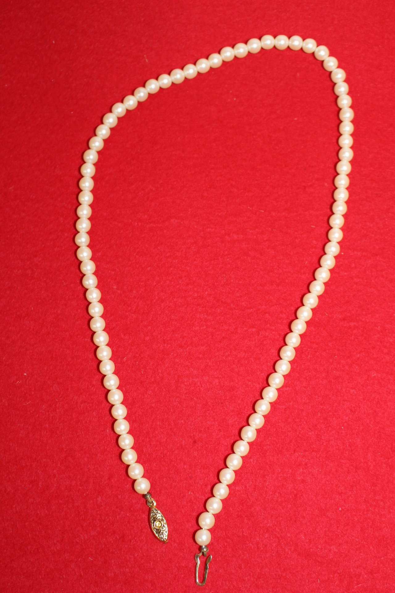 인조진주 목걸이