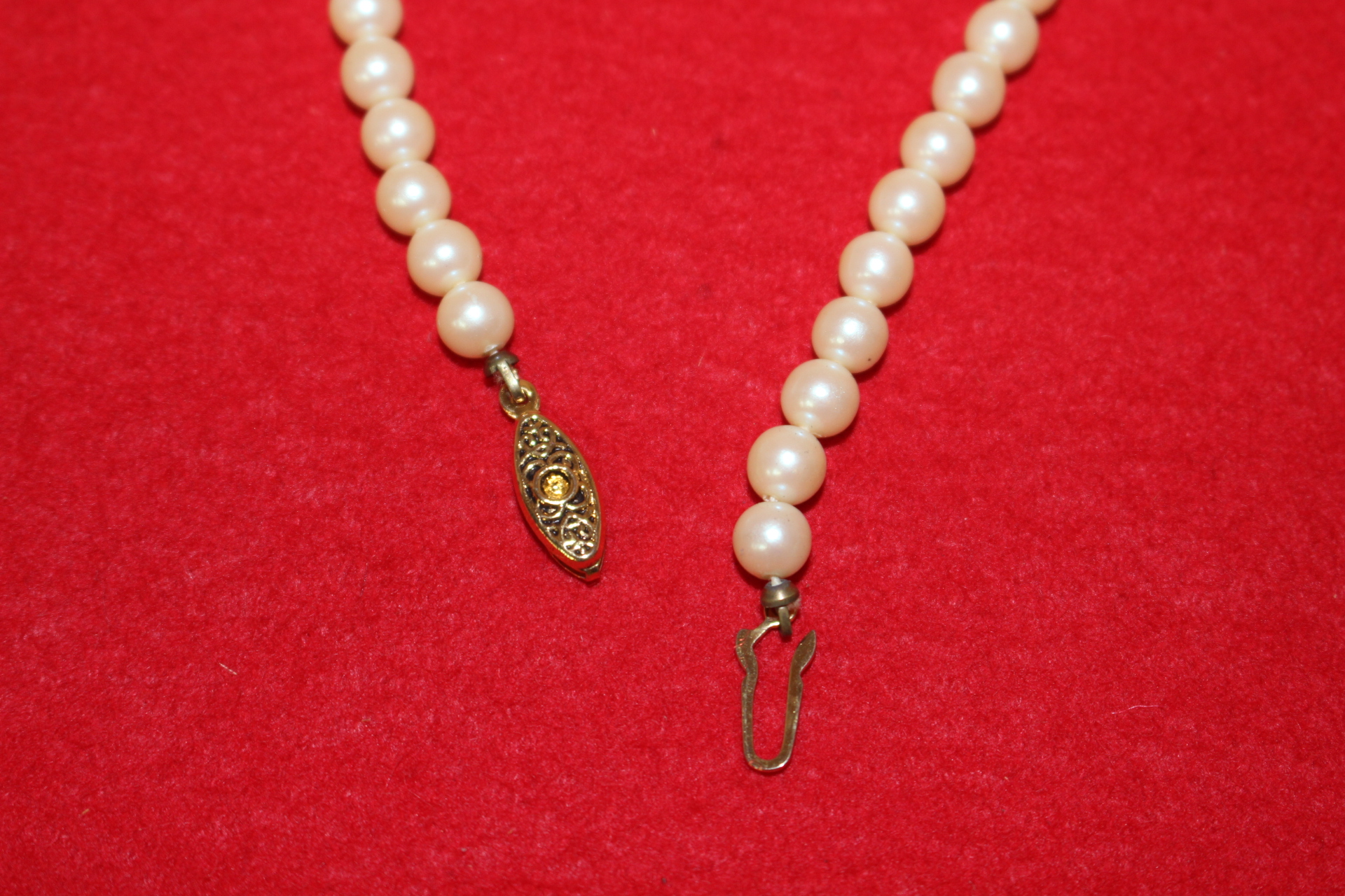 인조진주 목걸이