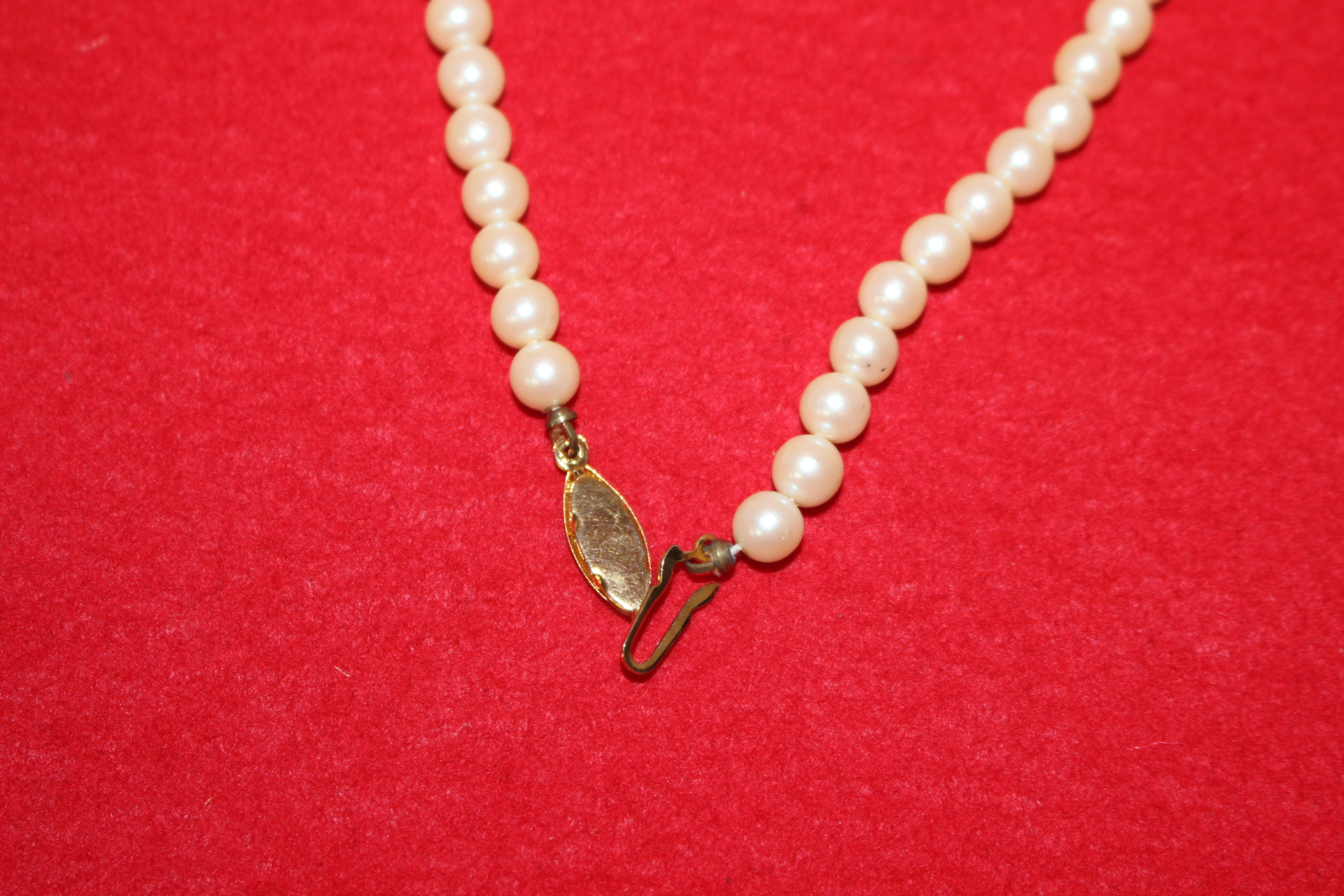 인조진주 목걸이