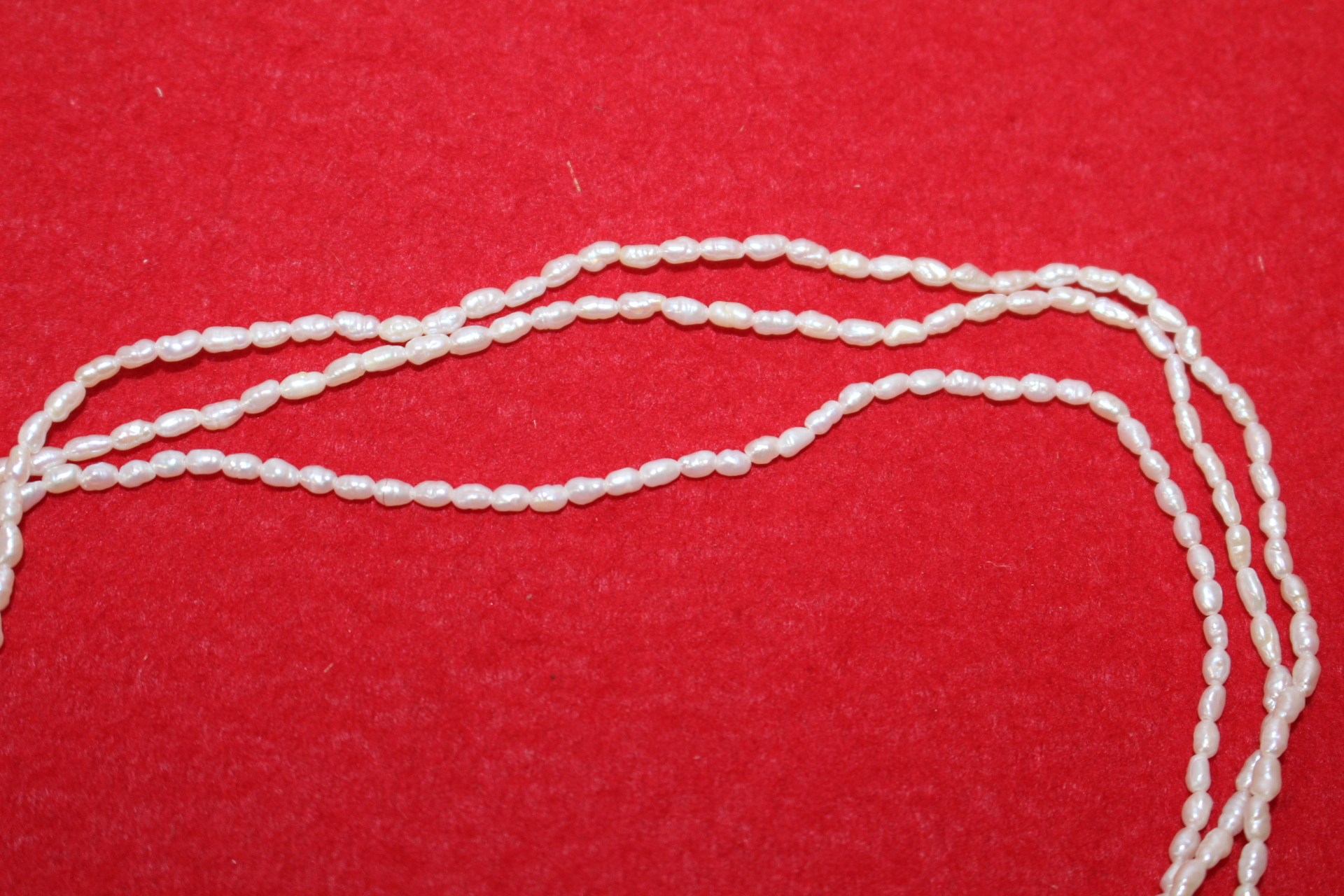 천연진주에 순은화문 목걸이