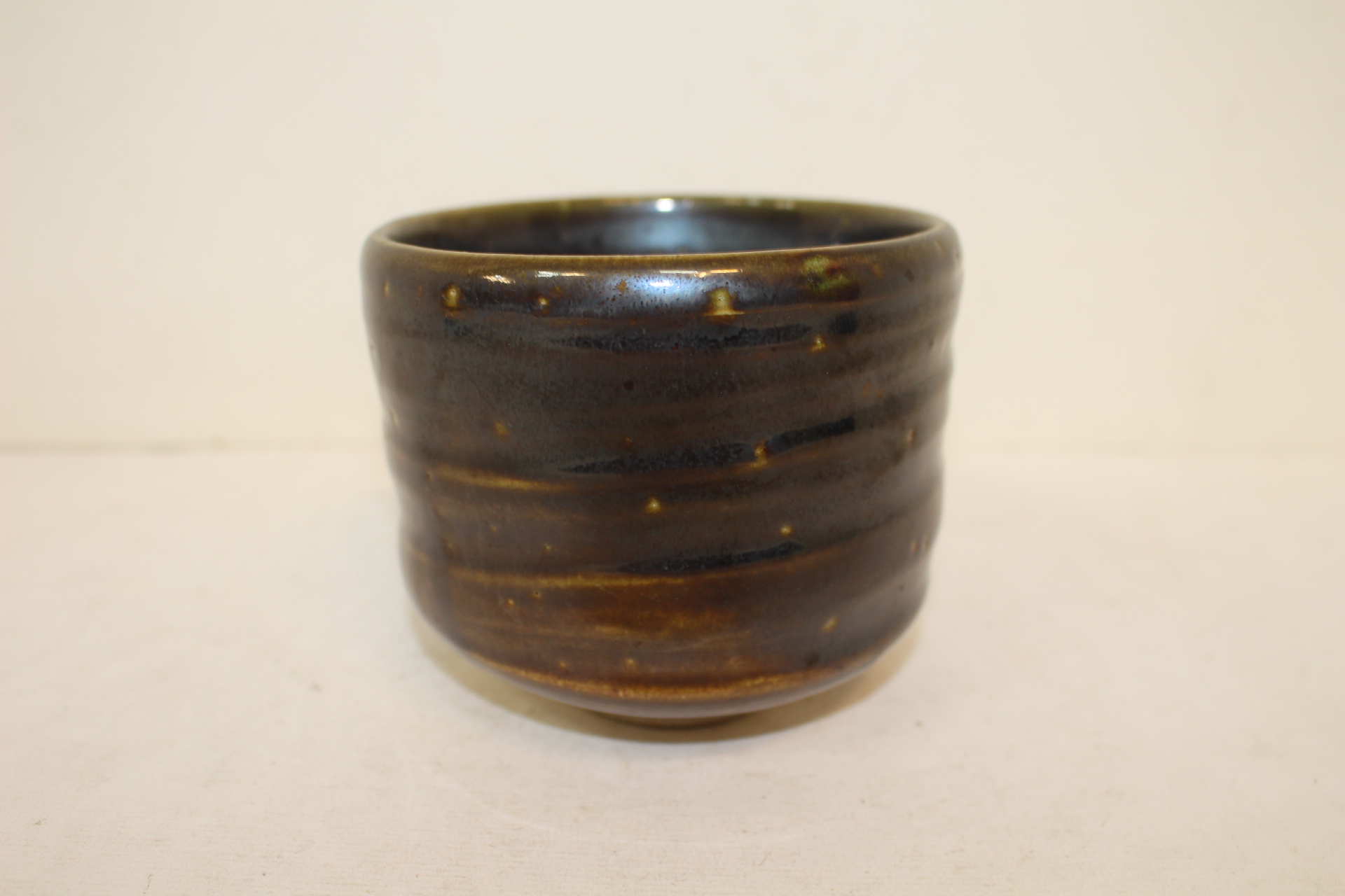 흑유청자 덴모꾸 말찻잔