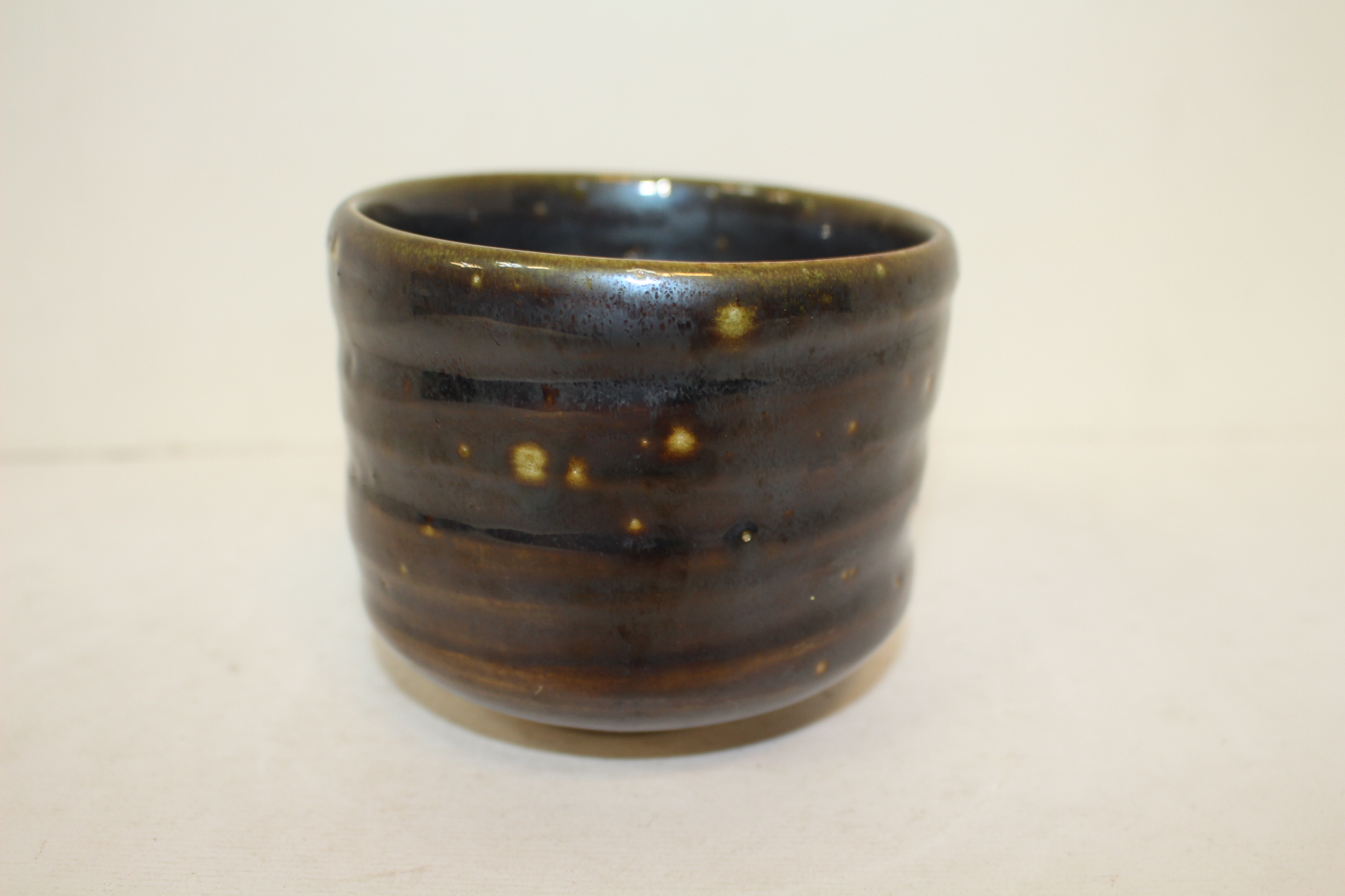 흑유청자 덴모꾸 말찻잔