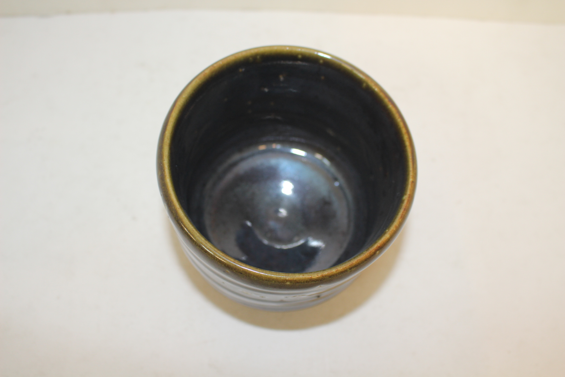 흑유청자 덴모꾸 말찻잔