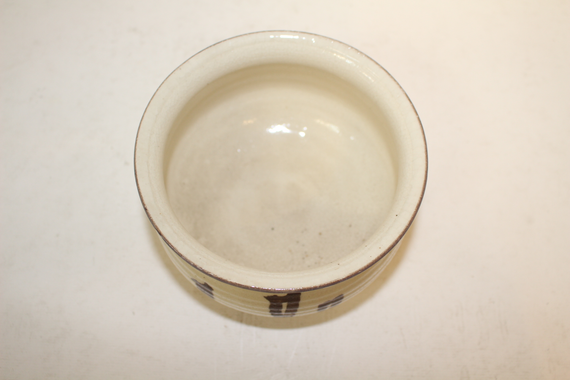 분청자 철화추상문 퇴수기