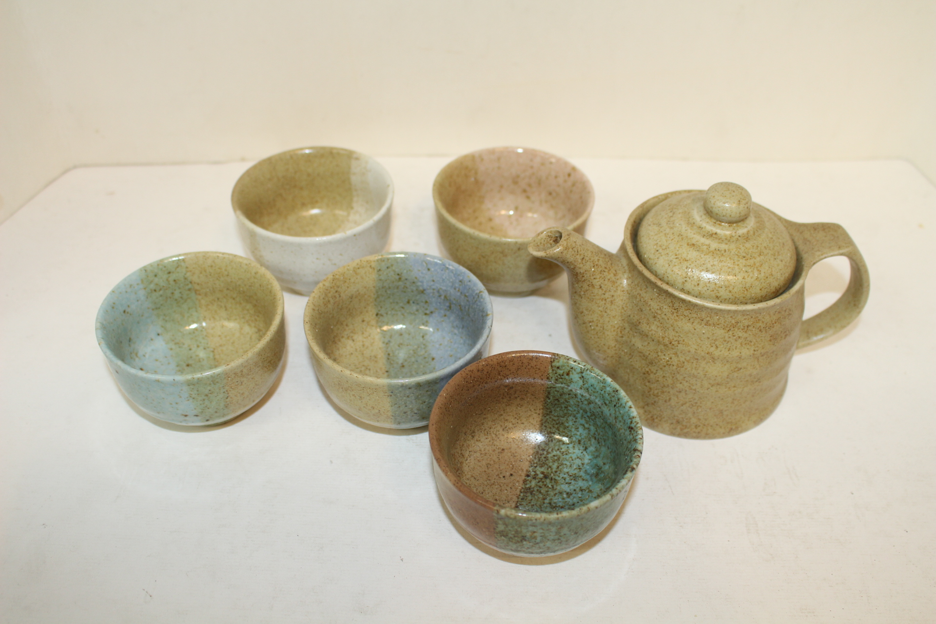 청자 5인 다관셋트