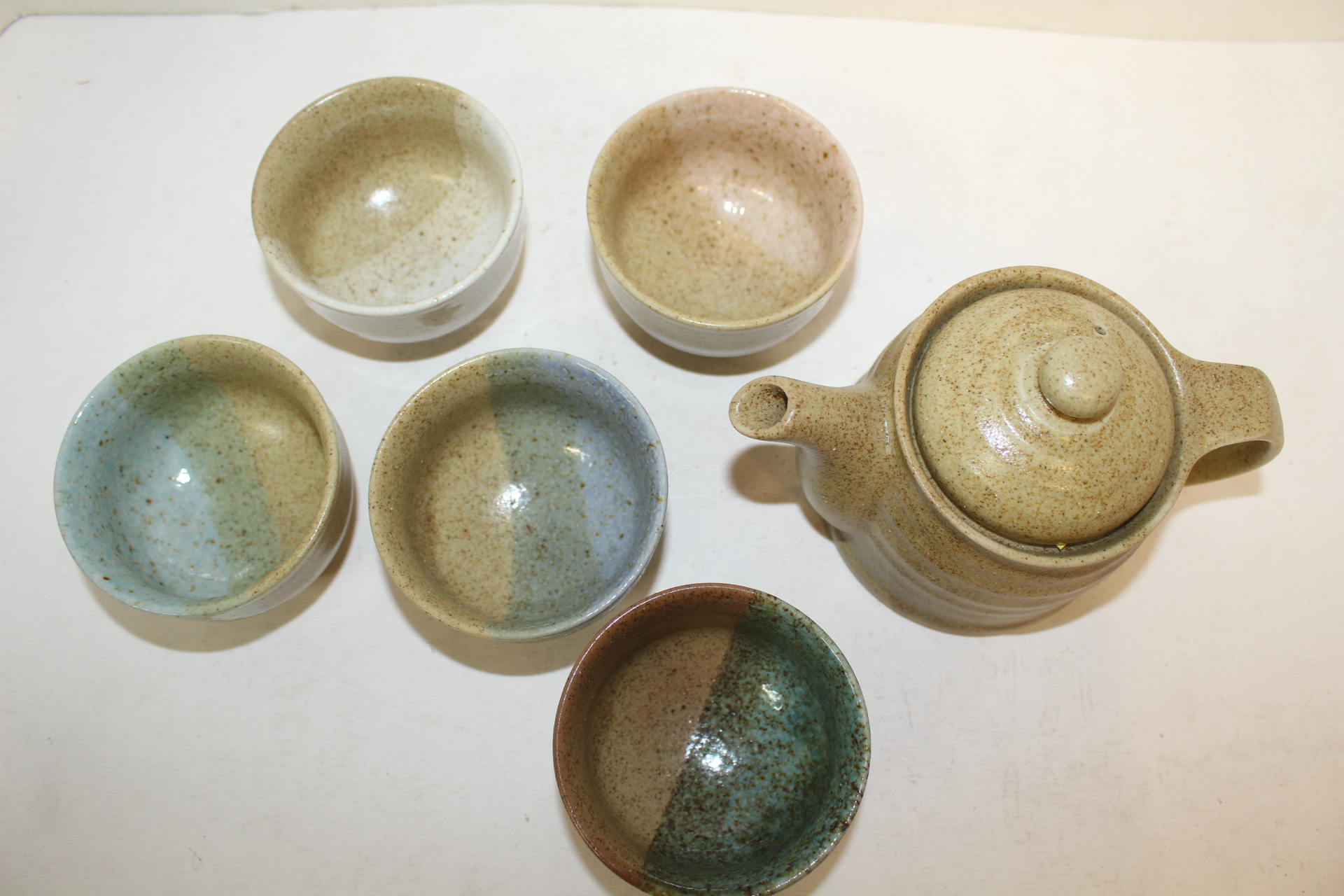 청자 5인 다관셋트