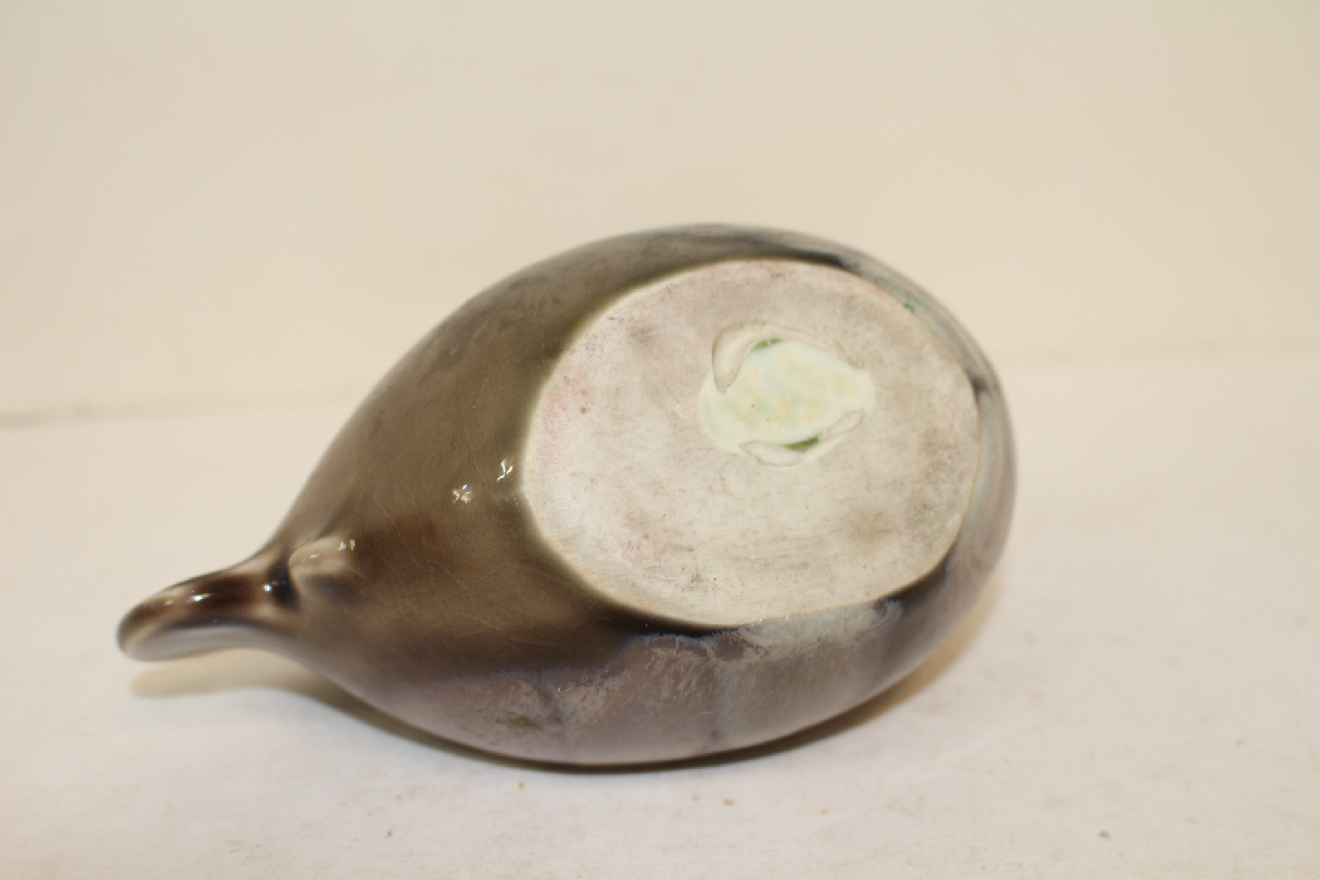 청자 복어모양 작품