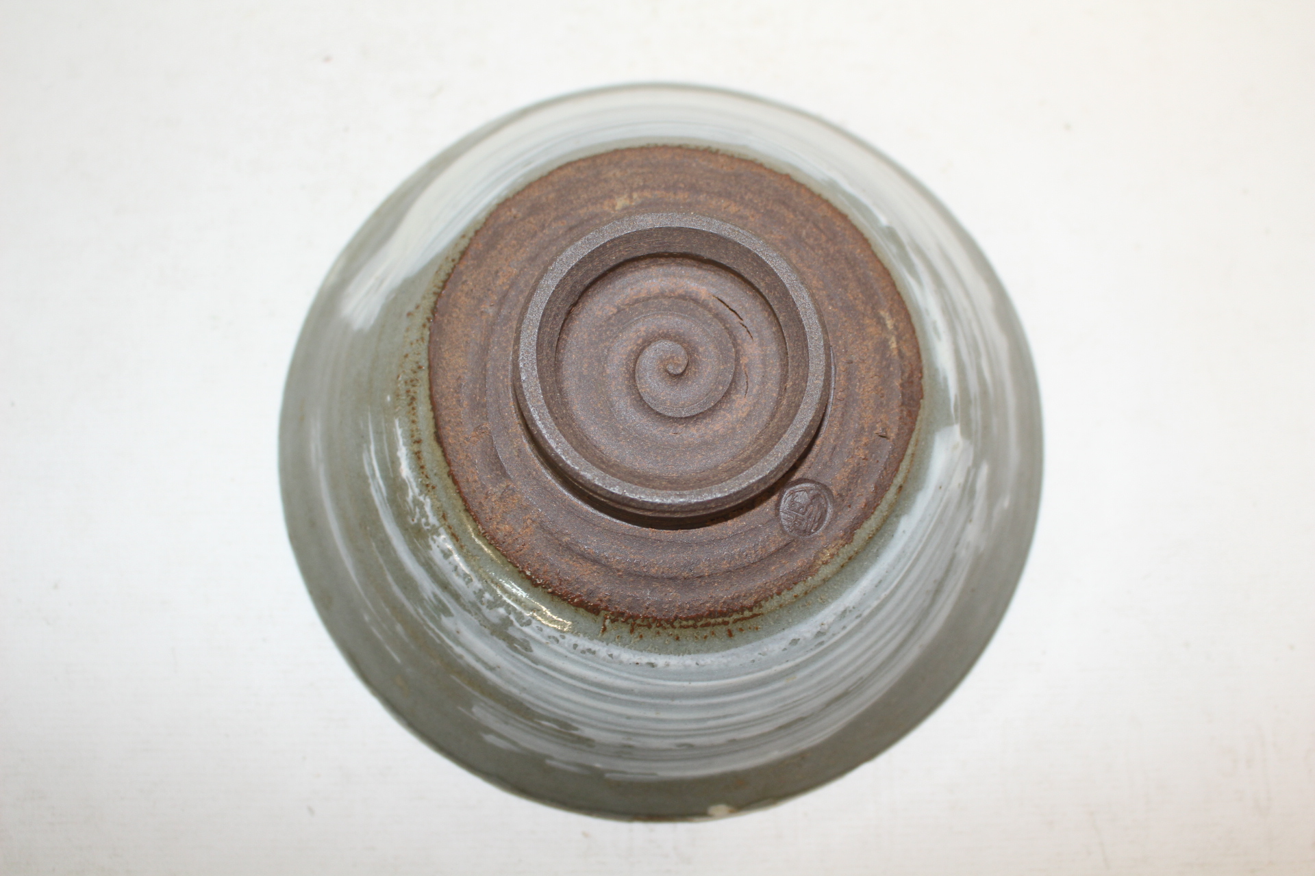 분청사기 국화인화문 자완