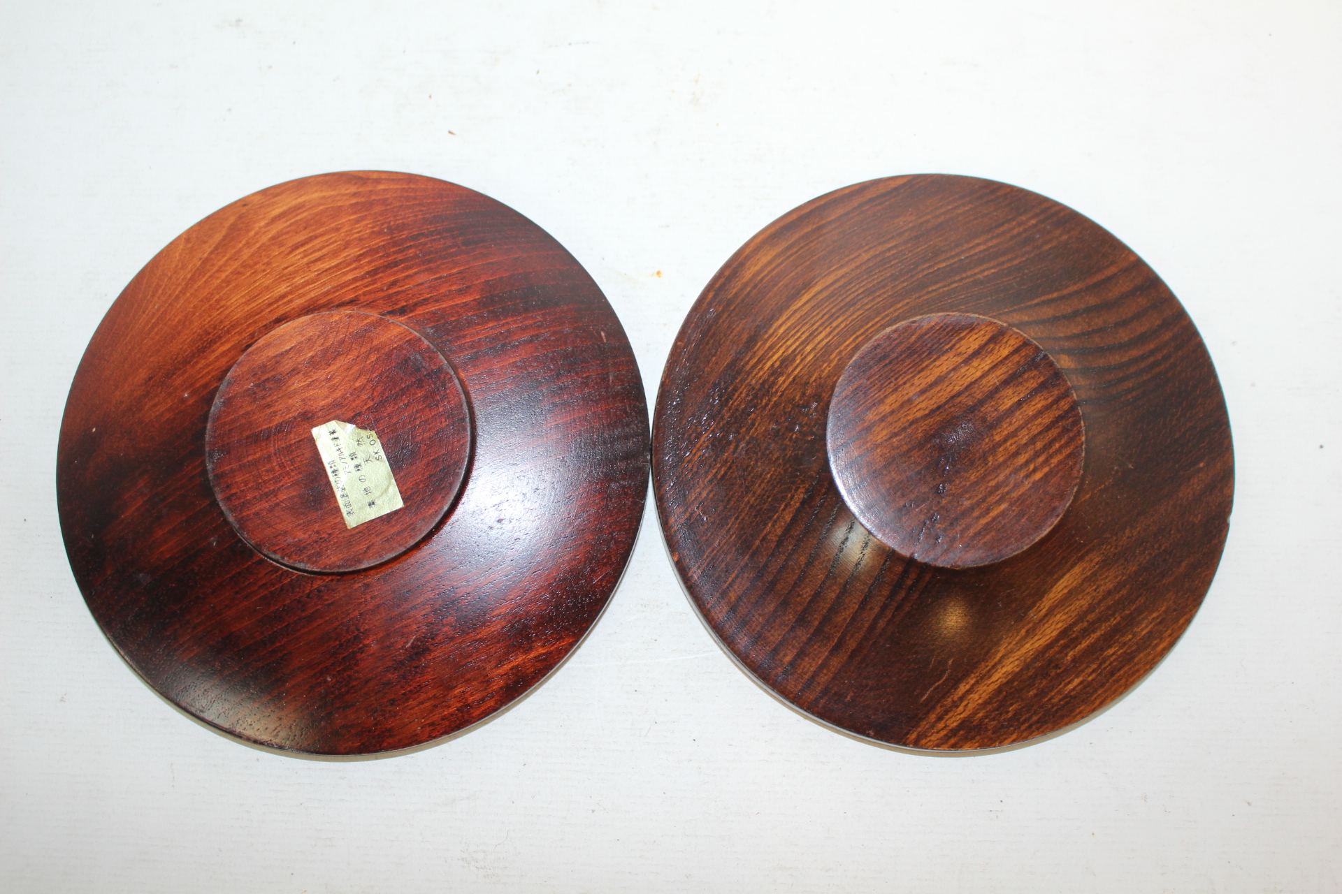 원목나무로된 차탁 2점